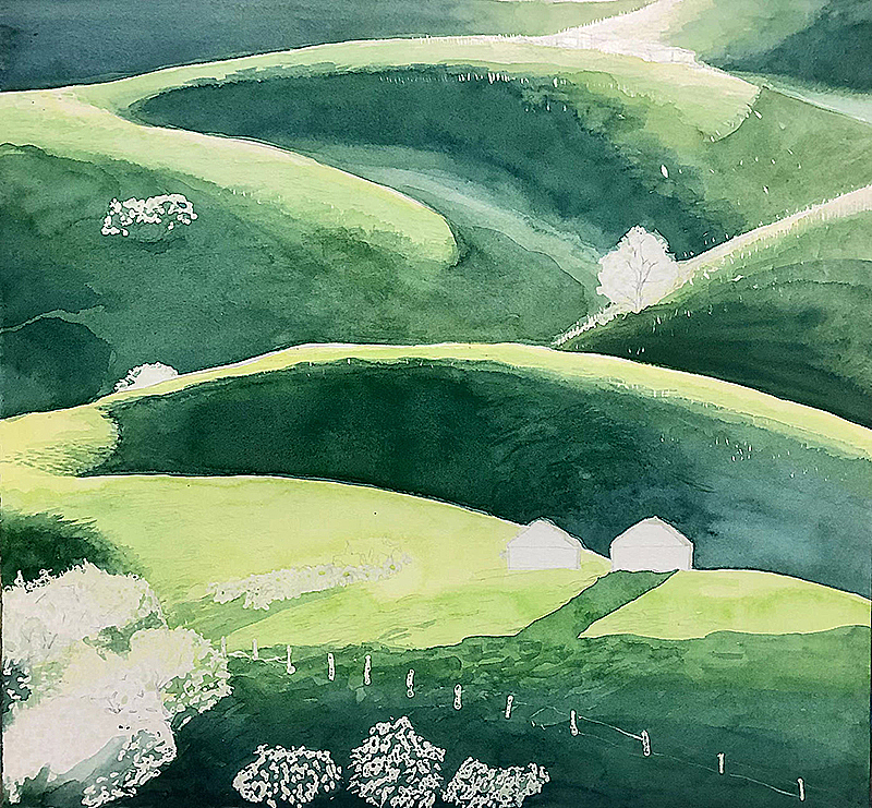 杏花沟——新疆伊犁（图ZMzE3NjM0Nzg4） - 绘画 - 站酷设计师liuweibenny原创素材 - 站酷ZCOOL