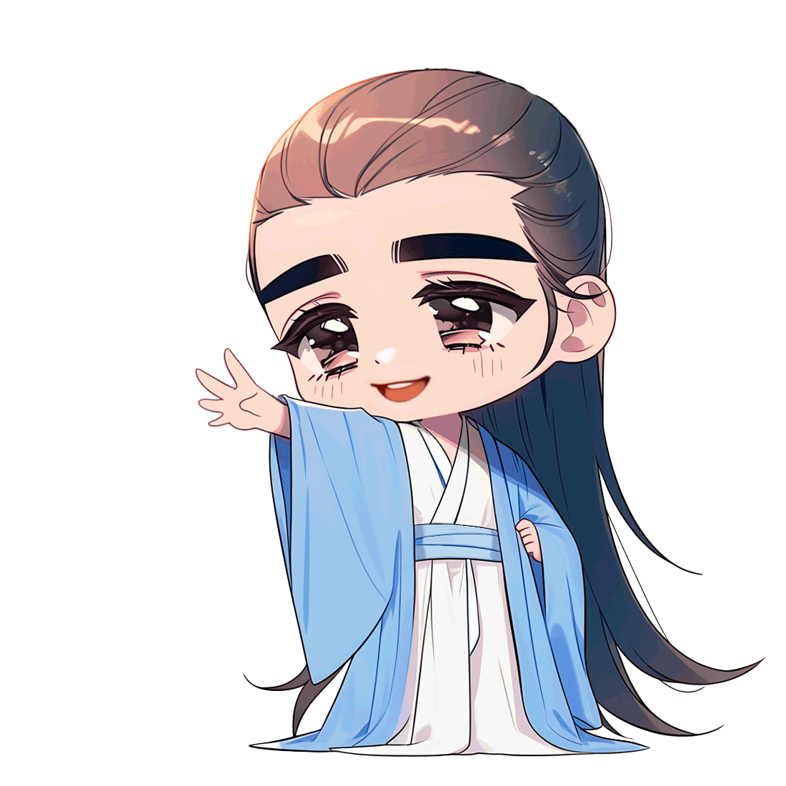 神君驾到-微信表情包设计