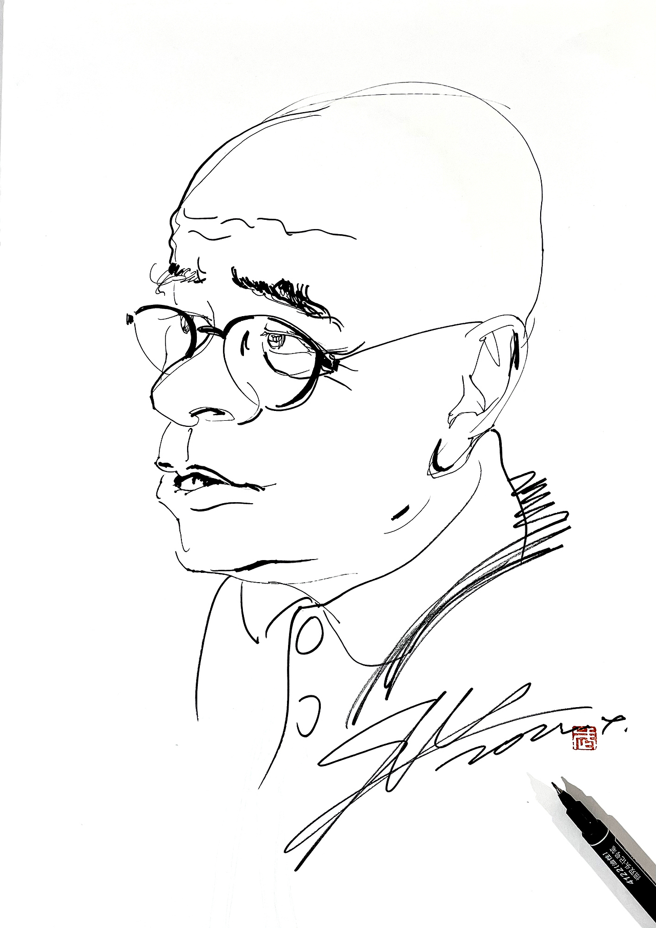 苏武速写《身边人》（图ZMzA1MTI5NzQw） - 艺术插画 - 站酷设计师春天的田野原创素材 - 站酷ZCOOL