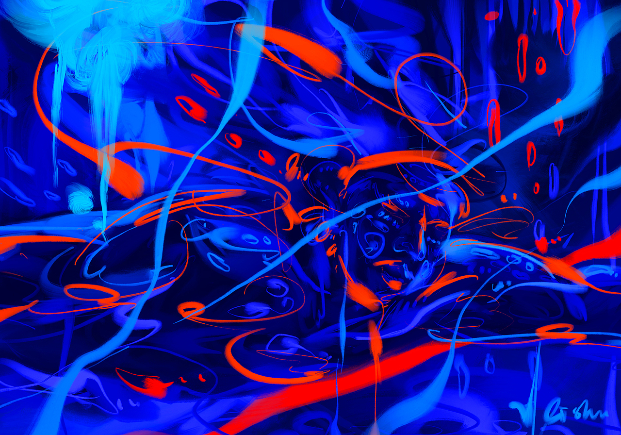 坠入深蓝-falling