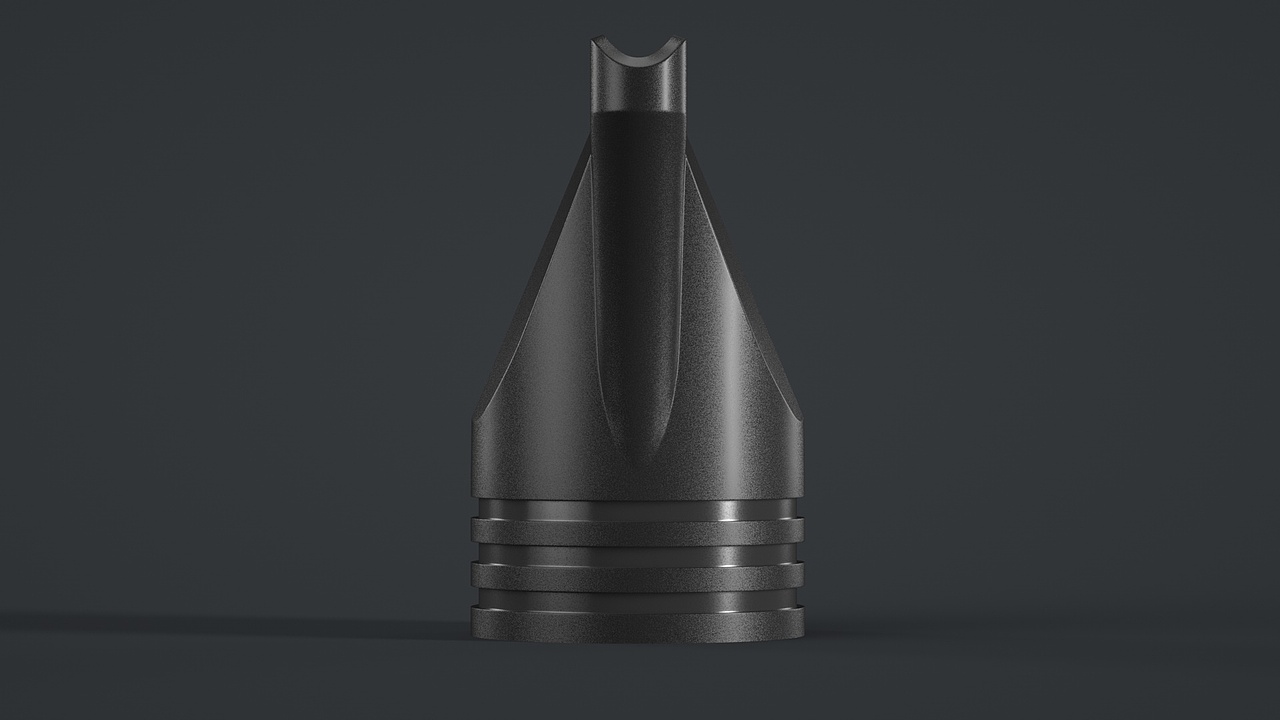 C4D日常建模练习 #04:吹风机头