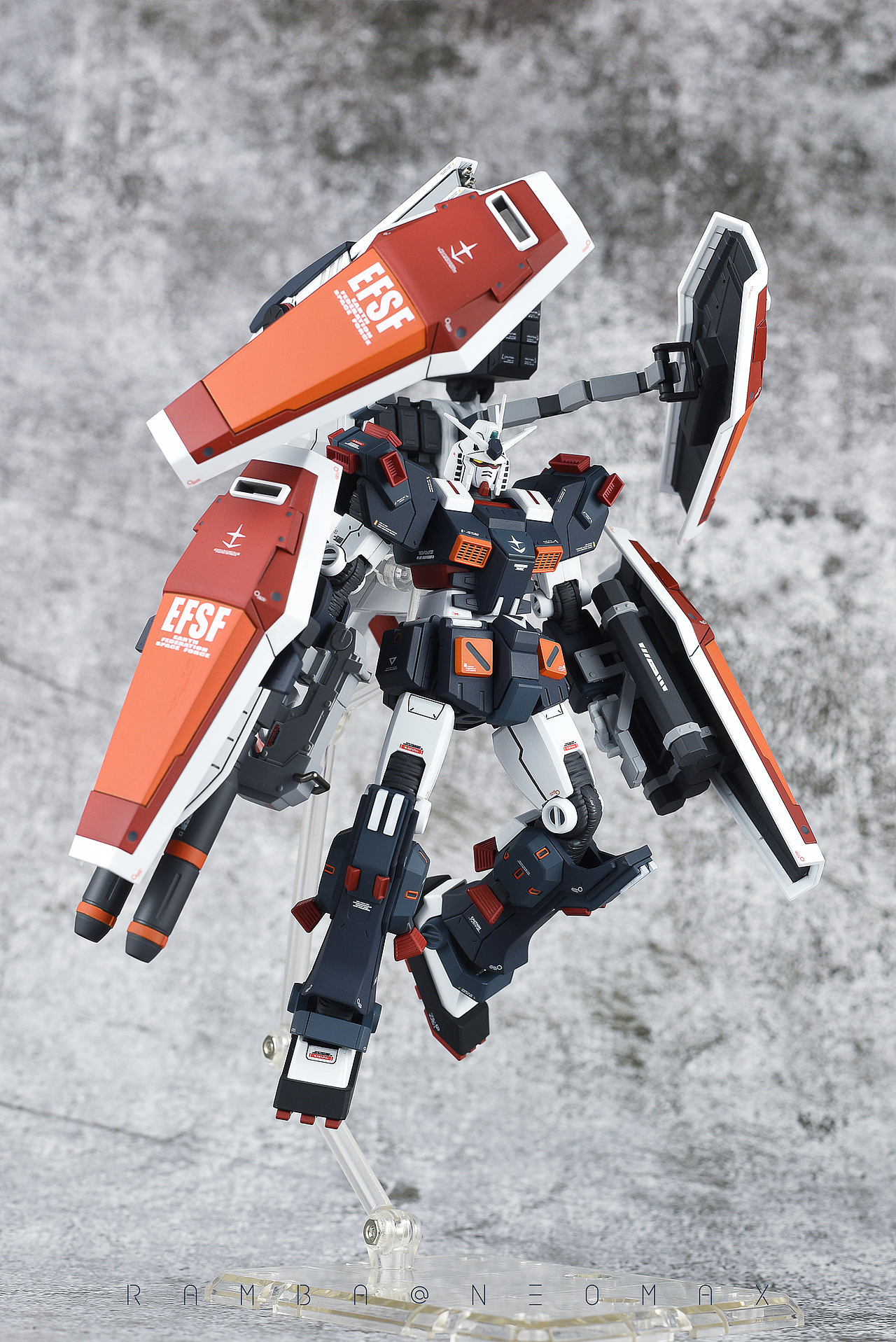高达模型作品【hg fa-78全装备高达】