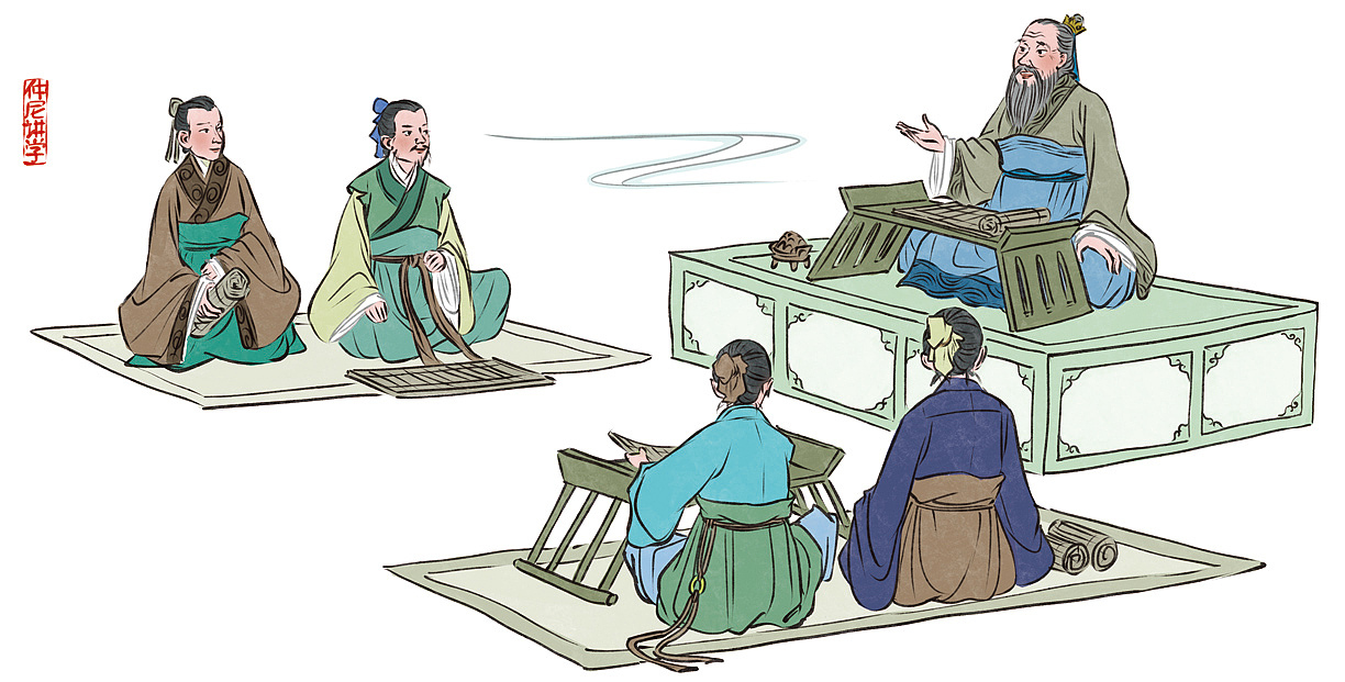 历代人物典故（图ZMzM1MzM4MDU2） - 商业插画 - 站酷设计师麦之浪文化原创素材 - 站酷ZCOOL