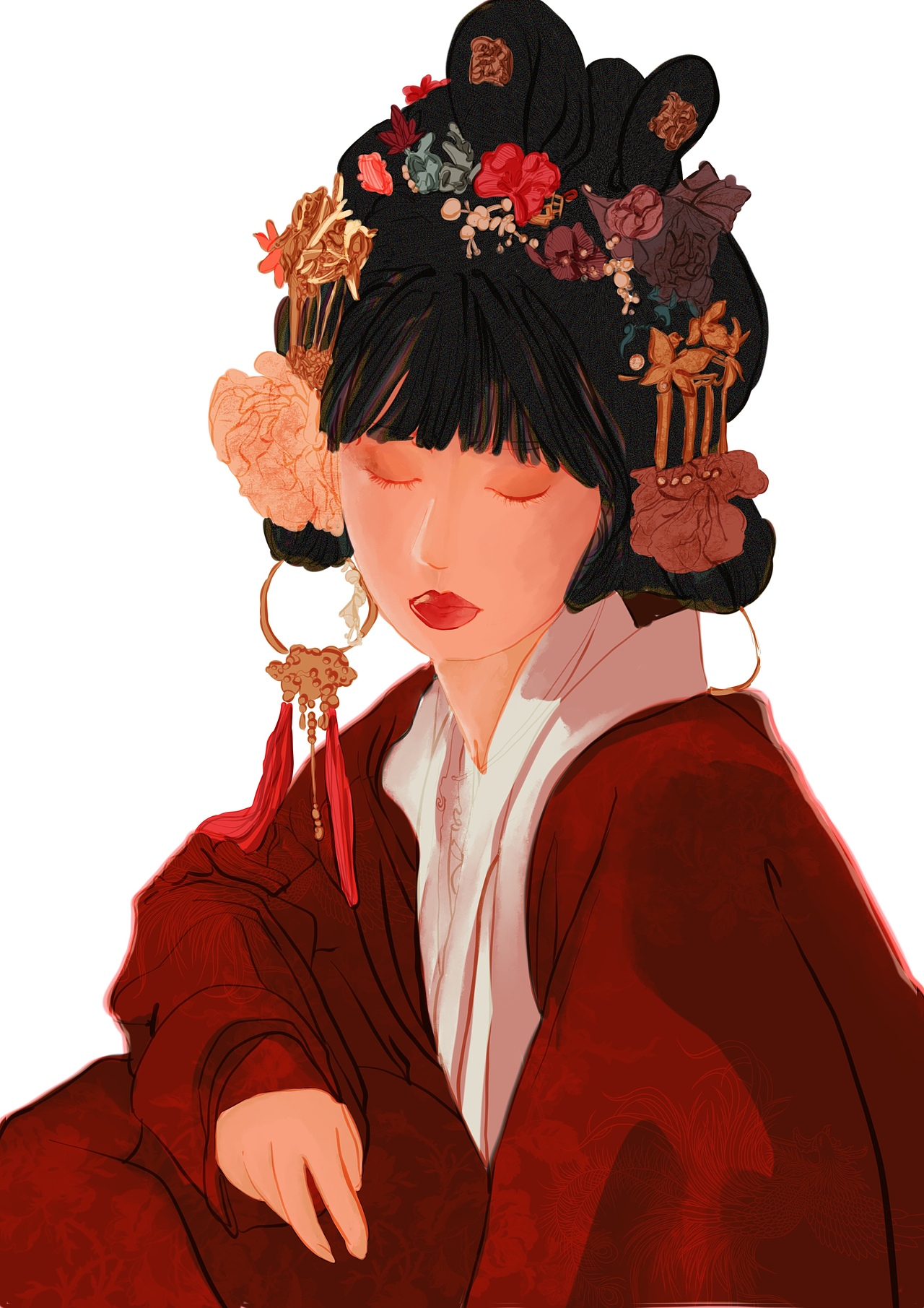 一些废柴的上色上一半的上色