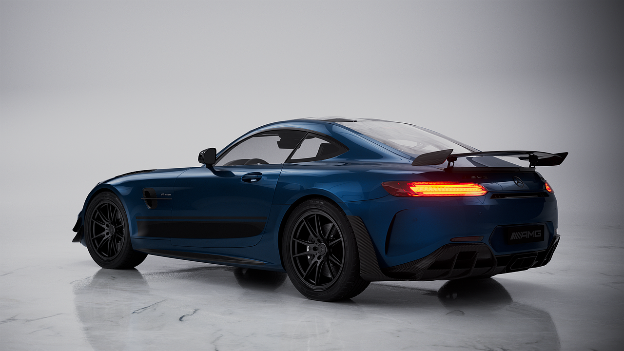 Mercedes AMG GT-R PRO & 沙漠