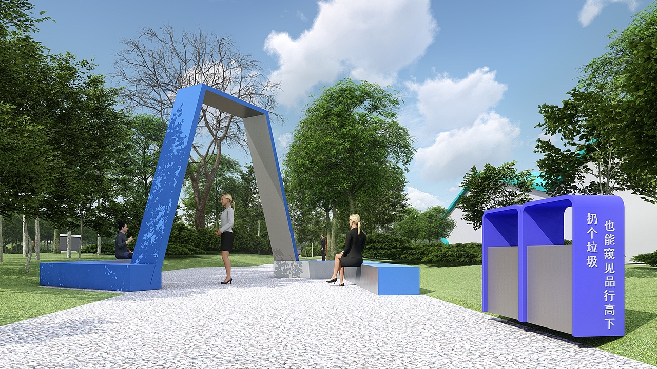 杭州萧山区衙前政府法制公园户外雕塑设计（图ZMzQ4MzE4NDEy） - 雕塑 - 站酷设计师Z240063926原创素材 - 站酷ZCOOL