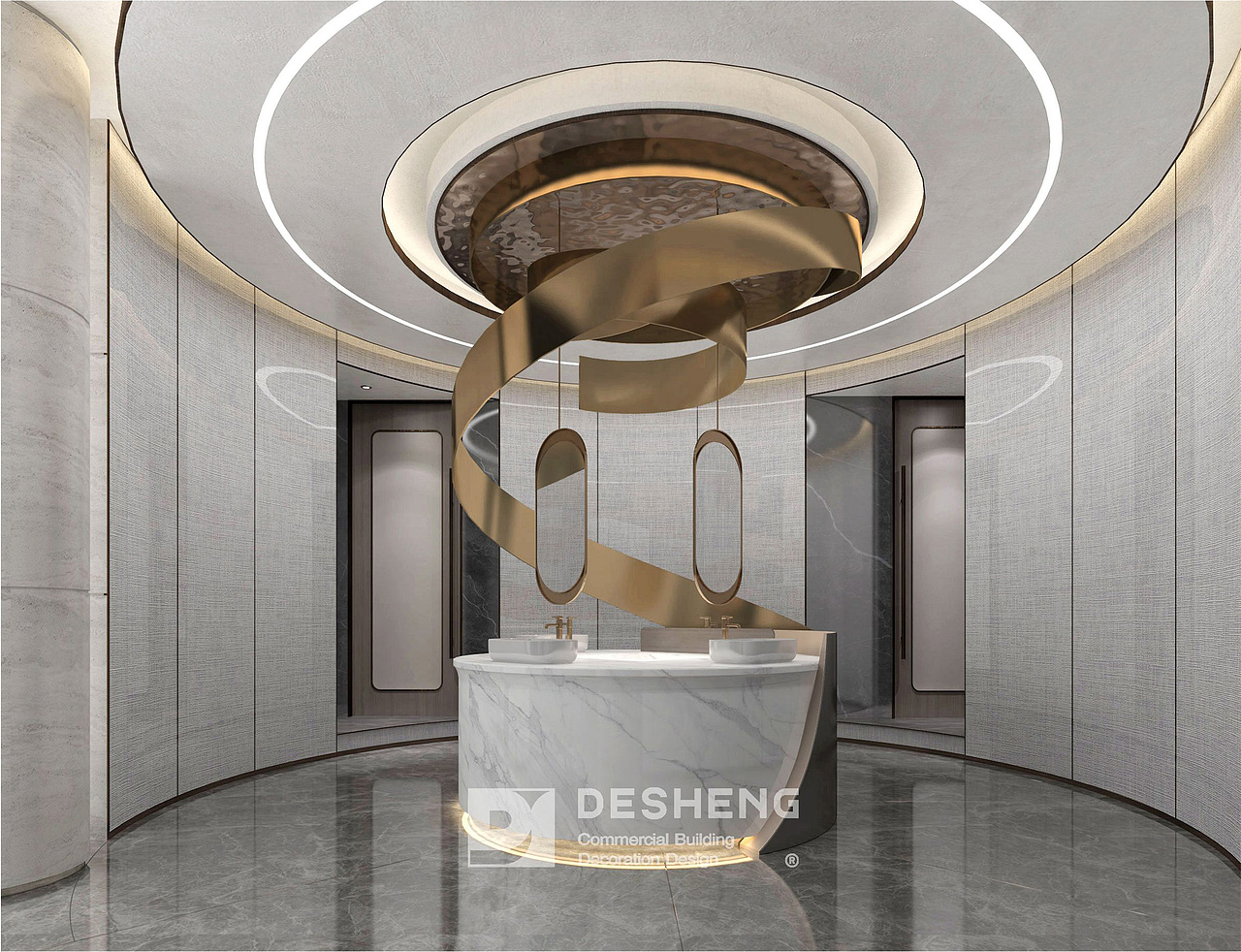 德盛装饰办公室装修案例-宝朗实业（图ZMzYzNDQ3Mjcy） - 建筑设计 - 站酷设计师德盛未来装饰设计原创素材 - 站酷ZCOOL