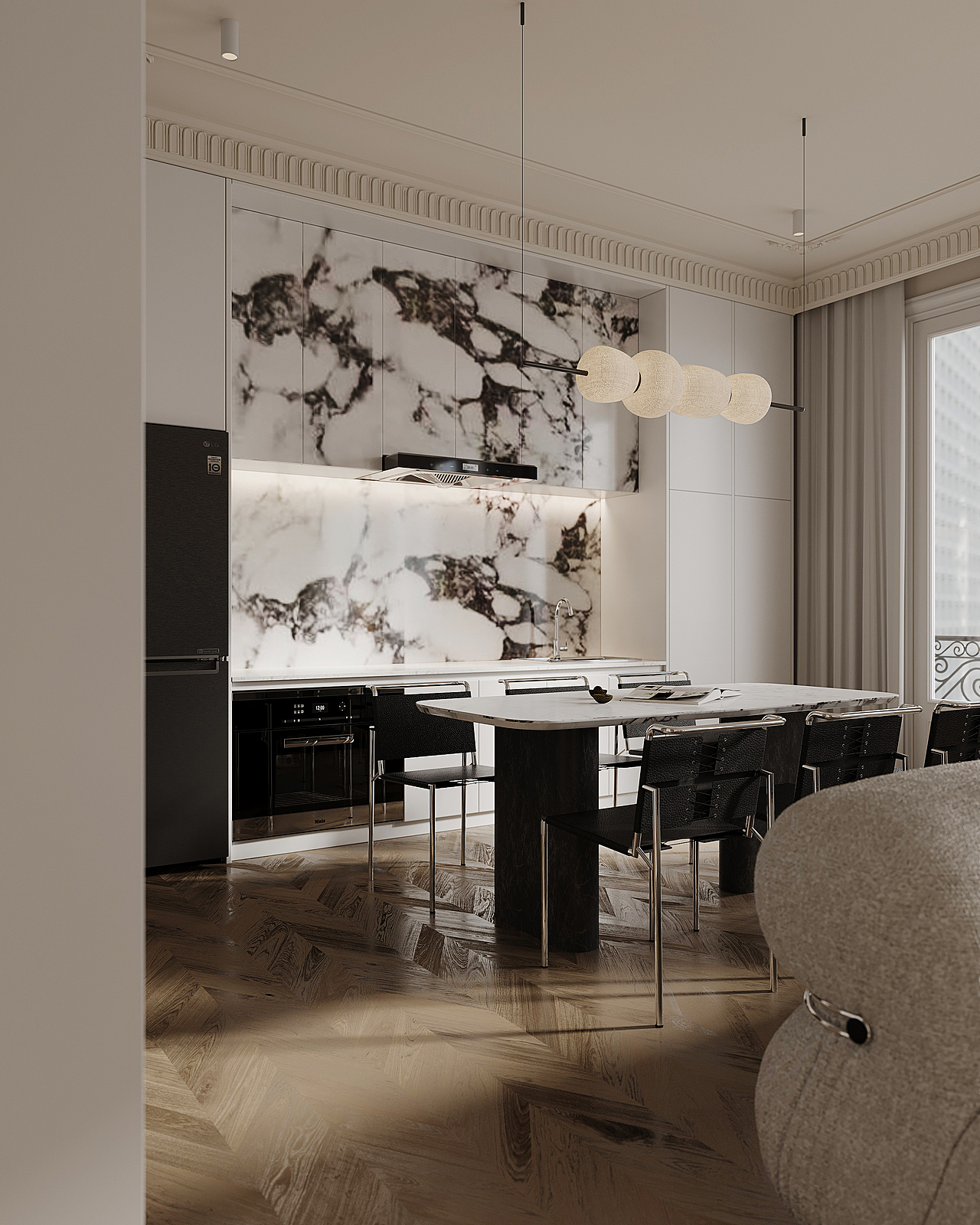 ATt设计表现 | 巴黎公寓改造项目