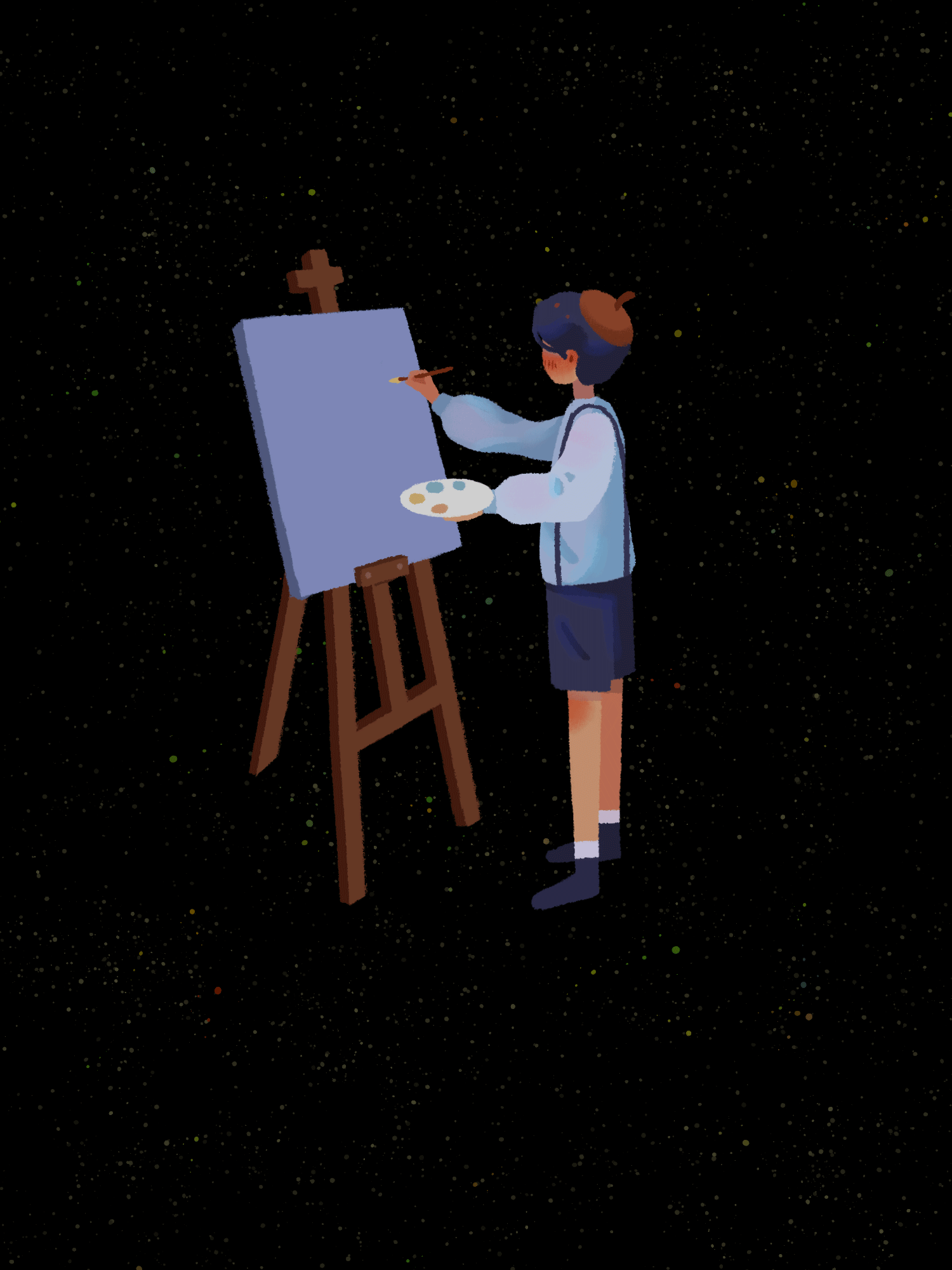 【星空少年】洗去星星的灰尘（图ZMzQwOTYxMDg4） - 创作习作 - 站酷设计师枕边星原创素材 - 站酷ZCOOL