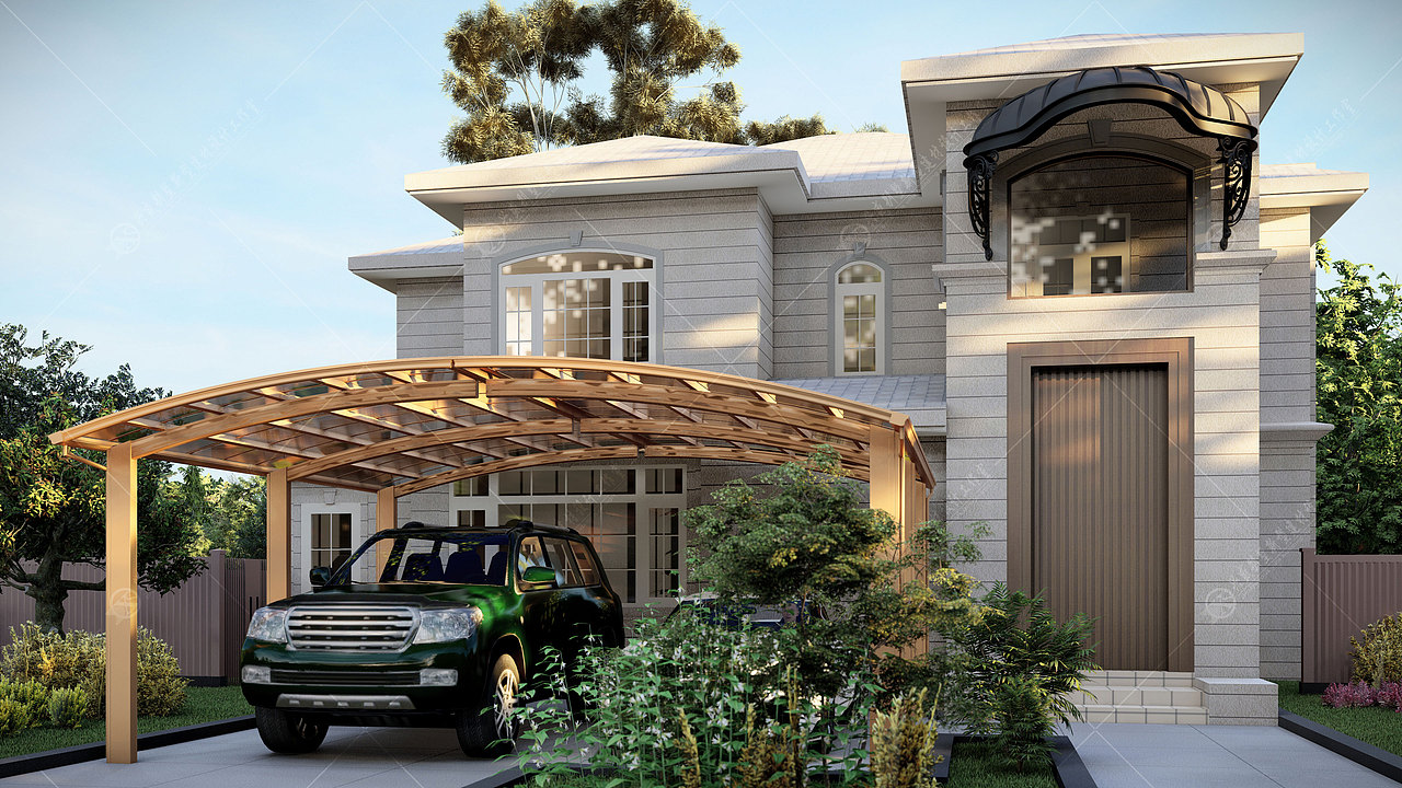 车棚系列——铝合金车棚造型组