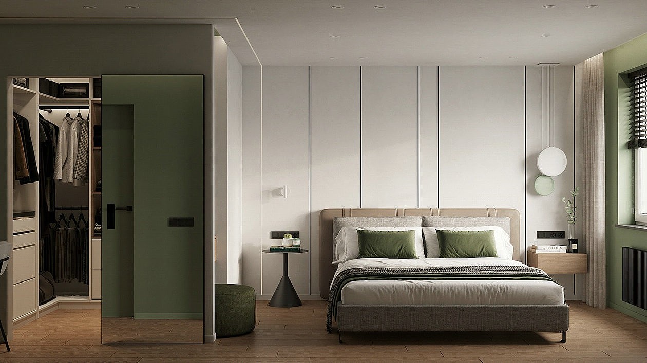 原木+绿色 捕捉时尚的清新与浪漫