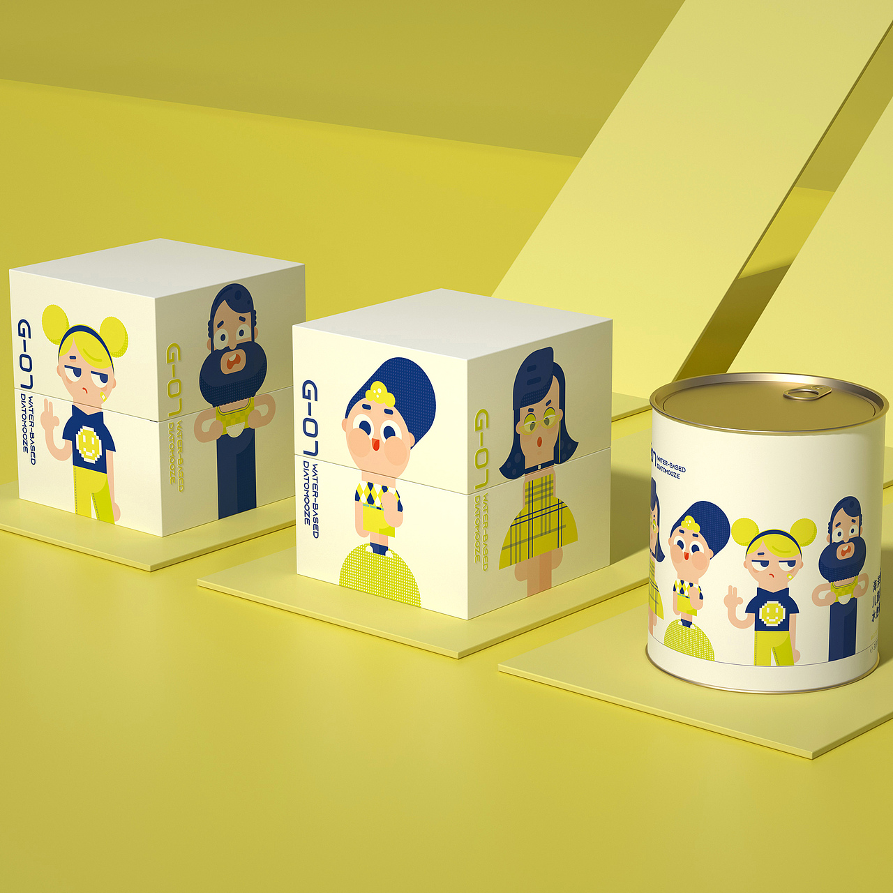 北疆硅藻泥 涂料包装设计 建材VI设计 logo设计（图ZMzMxNjc2OTA4） - 包装 - 站酷设计师hellolinkdesign原创素材 - 站酷ZCOOL