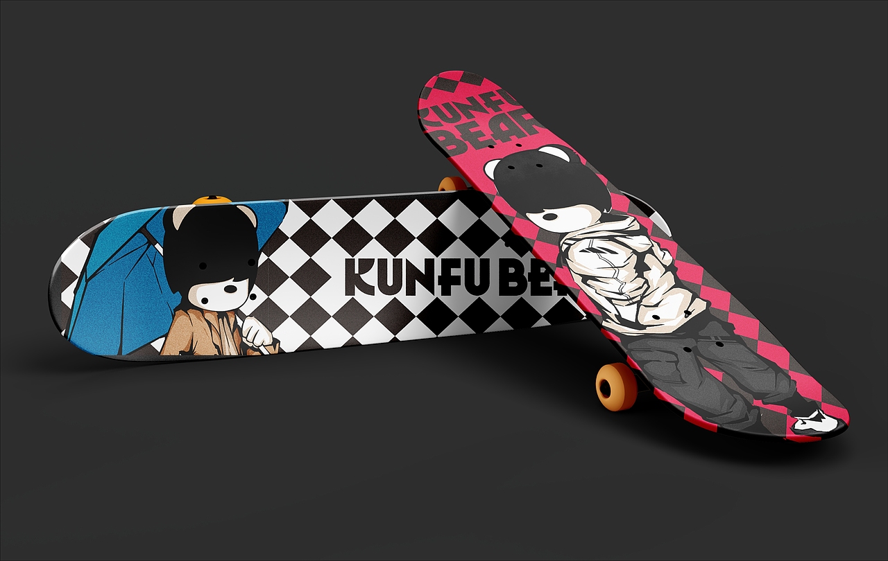 潮流IP 功福熊(KUNFU BEAR) 潮玩IP 潮酷IP 原创动漫IP