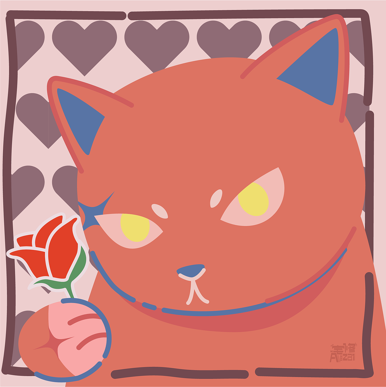 两只猫猫的过去一年图集（图ZMzI4MjU1NDUy） - 创作习作 - 站酷设计师阿修修xiu原创素材 - 站酷ZCOOL