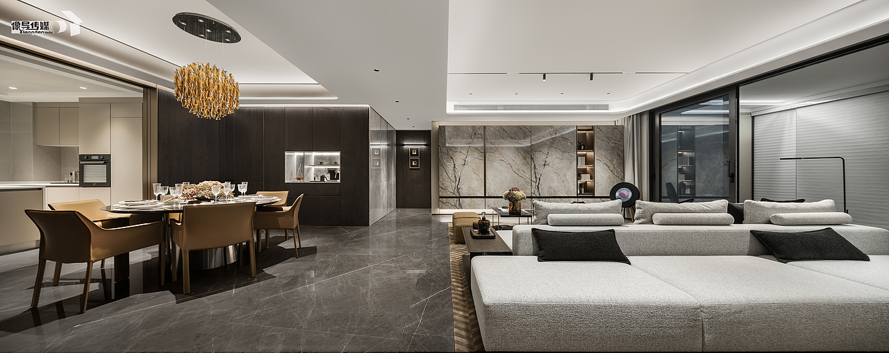 豪宅新房样板间--实景拍摄案例