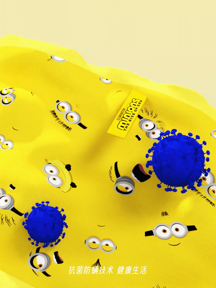 小黄人毛巾动画