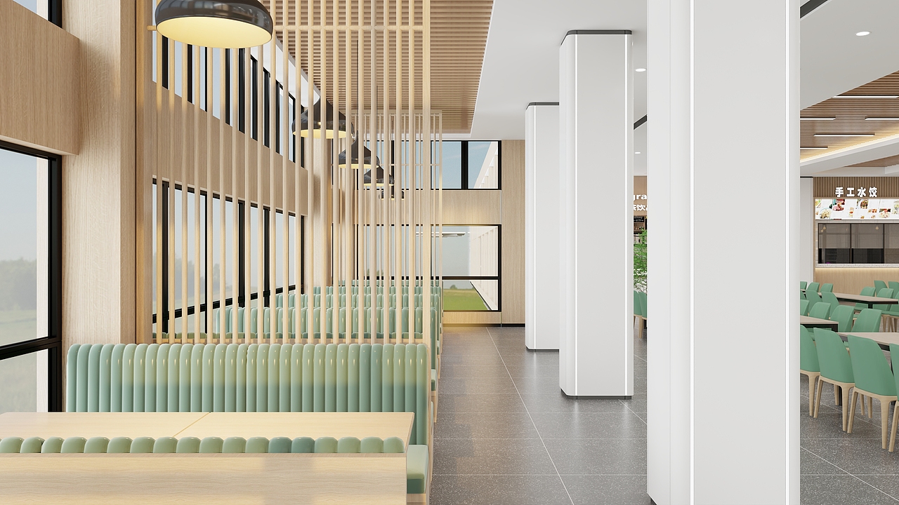 校园食堂图书室设计