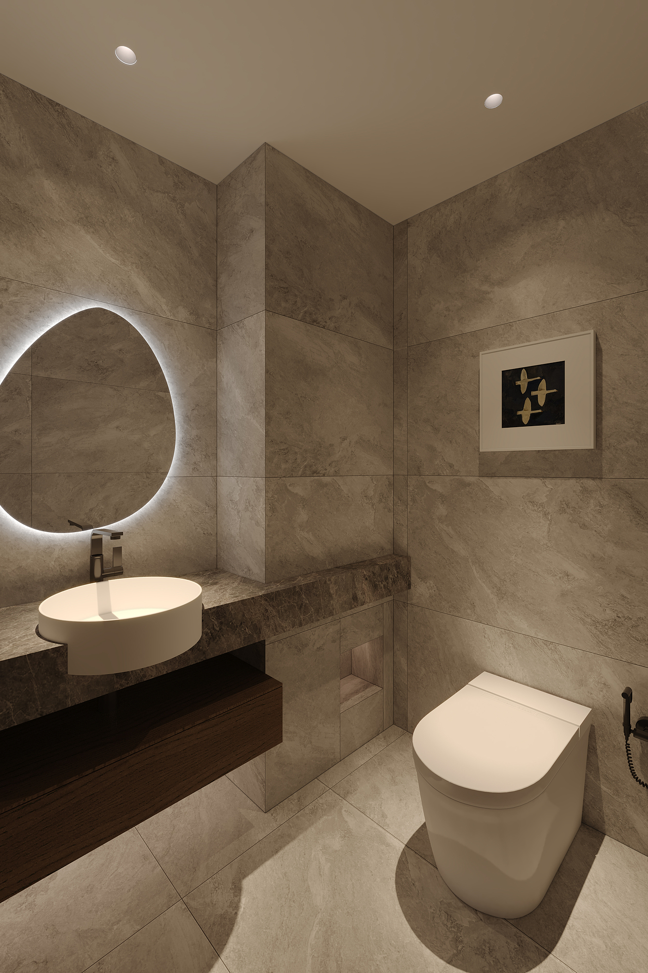 几何共社丨330m²顶层平墅，沉静疗愈的居心之所（图ZMzU2NjI0NzU2） - 家装设计 - 站酷设计师黑米洲原创素材 - 站酷ZCOOL