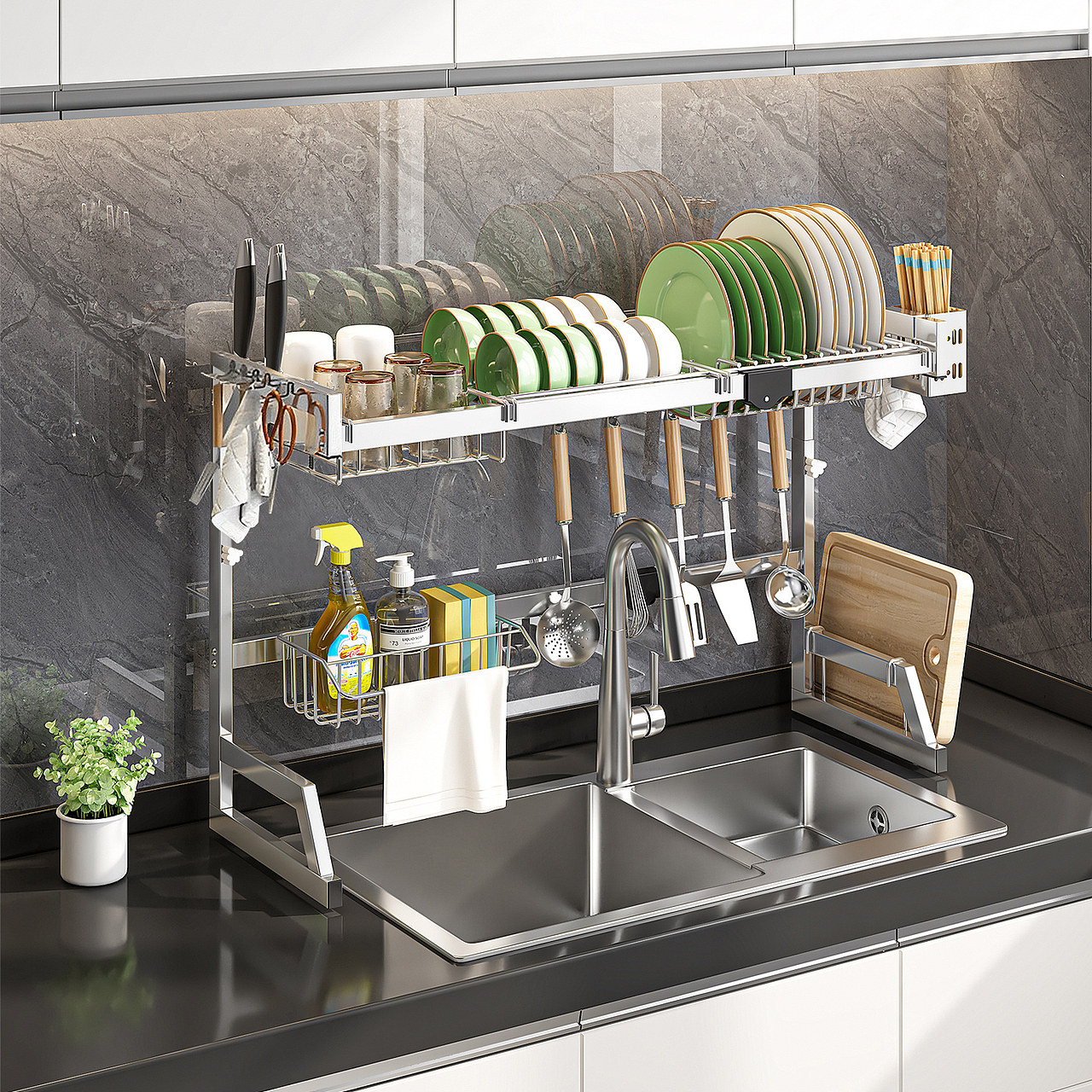 亚马逊(日本站)碗碟架 沥水架