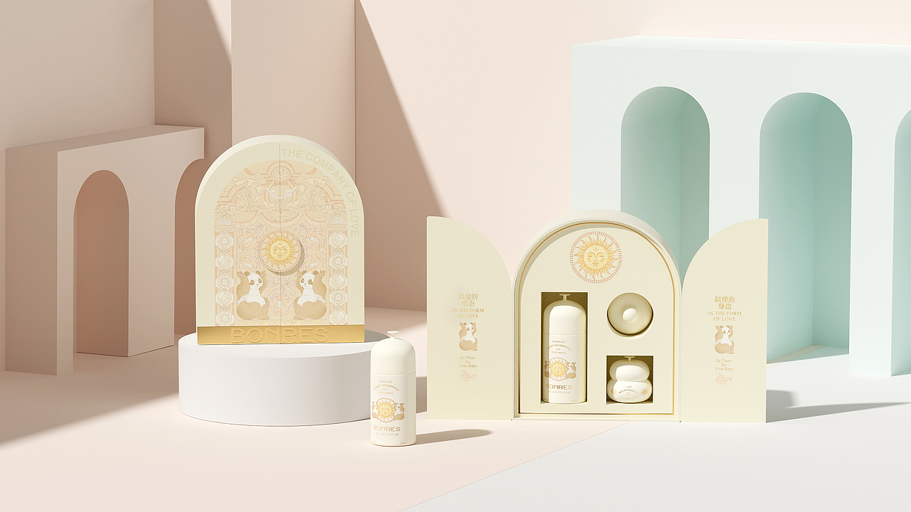 《BONRES邦尔伯》品牌设计——以爱的形态陪伴在身边