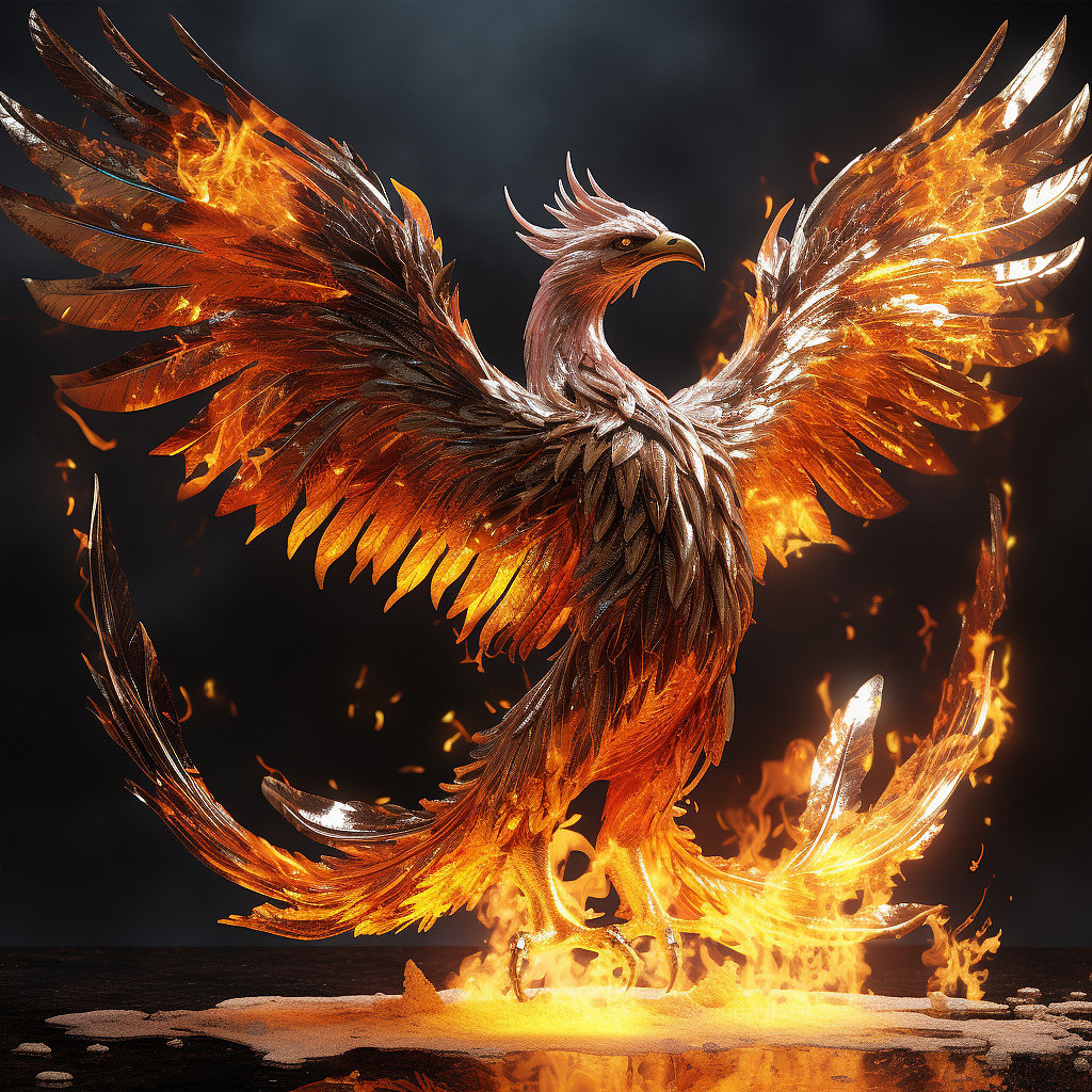 火凤凰（图ZMzUyMzA4MDYw） - IP形象 - 站酷设计师楚柒666原创素材 - 站酷ZCOOL