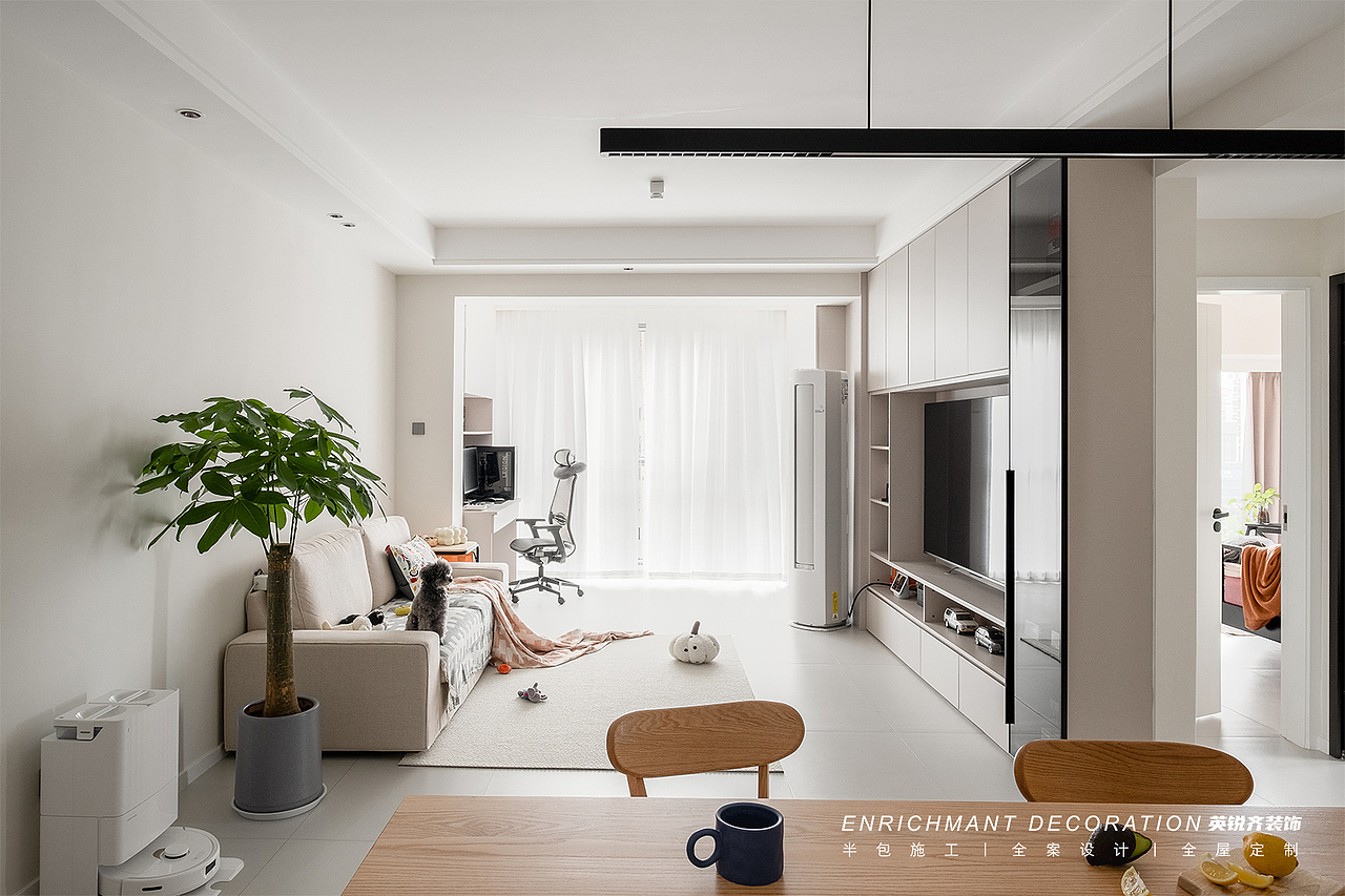 95㎡ 旧房翻新，一屋一狗两人三餐四季（图ZMzUwMzI0NjU2） - 家装设计 - 站酷设计师成都英锐齐设计原创素材 - 站酷ZCOOL