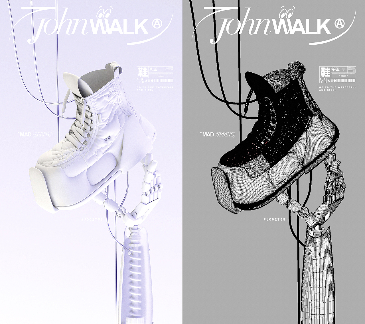 春疯｜Mad Spring｜*J002758｜John Walk@shoes（图ZMzA0MzYyMzQ4） - 其他三维 - 站酷设计师littlejohn荘原创素材 - 站酷ZCOOL