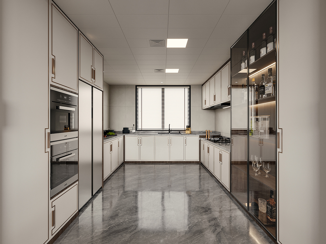 新中式大平层效果图表现