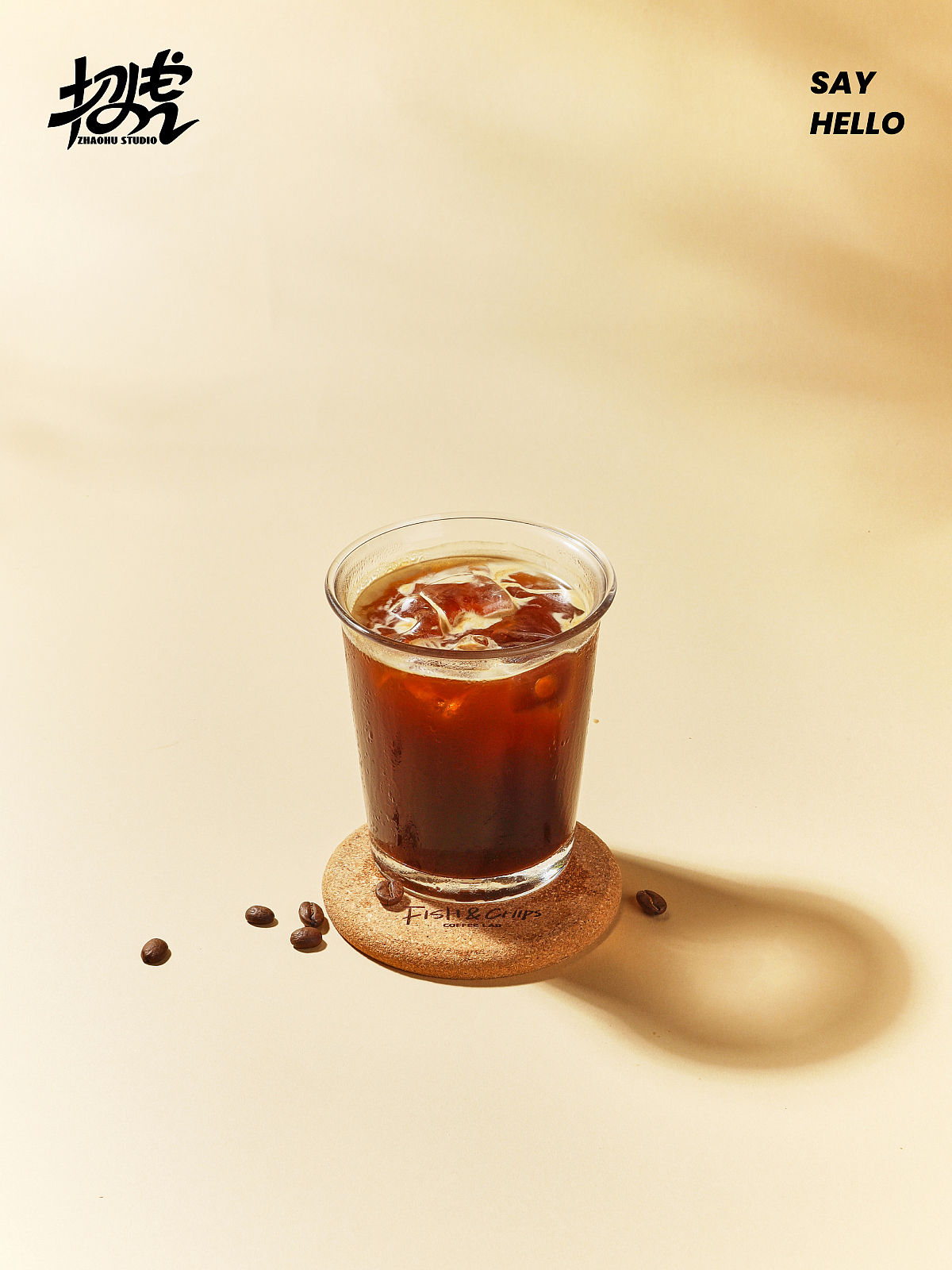 饮品摄影｜招虎视觉xFish&Chips咖啡拍摄（图ZMzcwMzQ0MDk2） - 美食摄影 - 站酷设计师招虎视觉原创素材 - 站酷ZCOOL