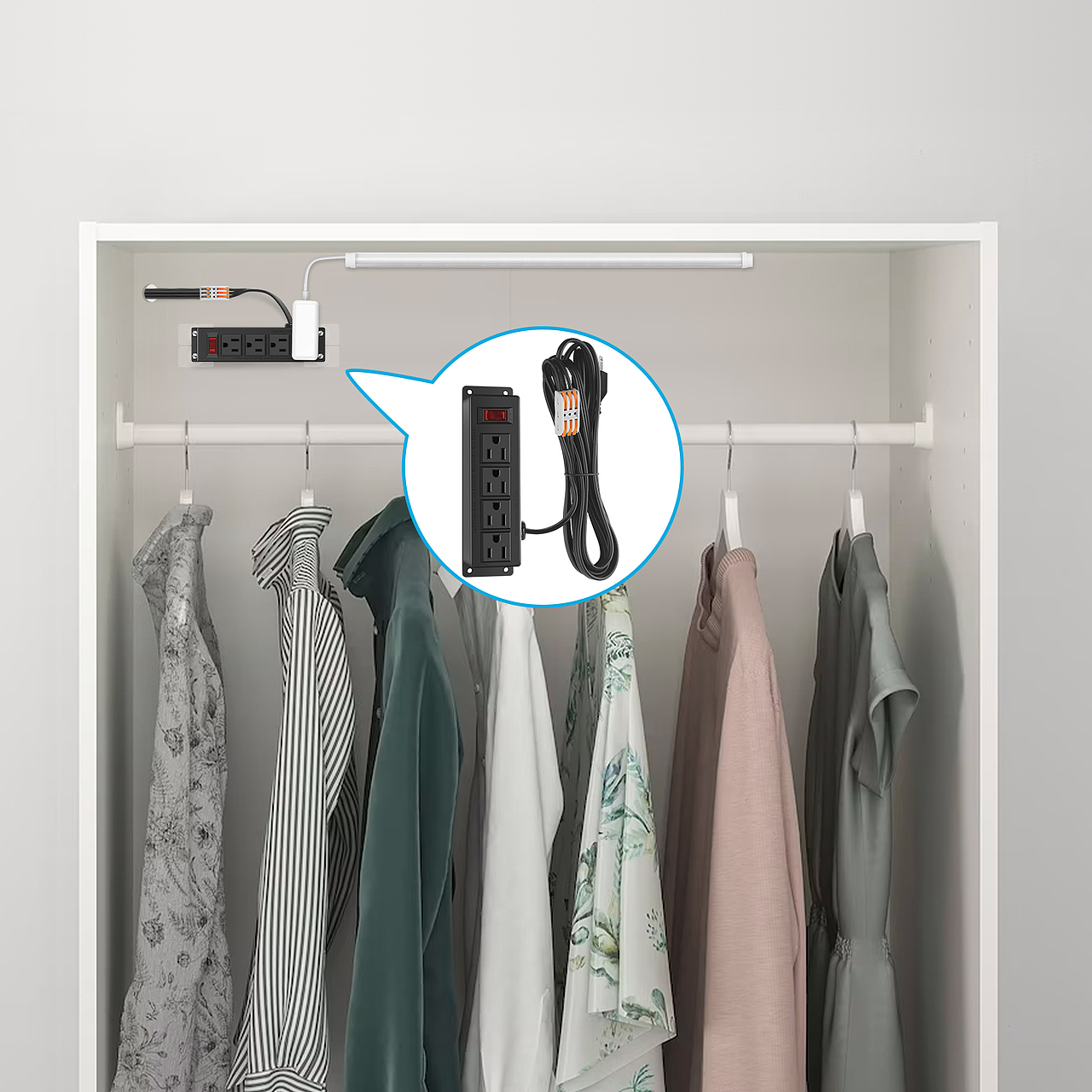 带端子的桌面式插板