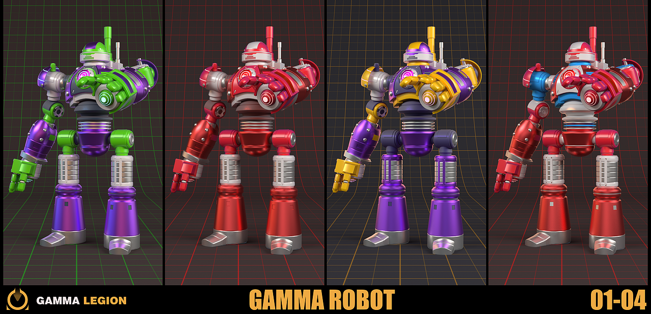 原创元宇宙IP《γ伽马军团》