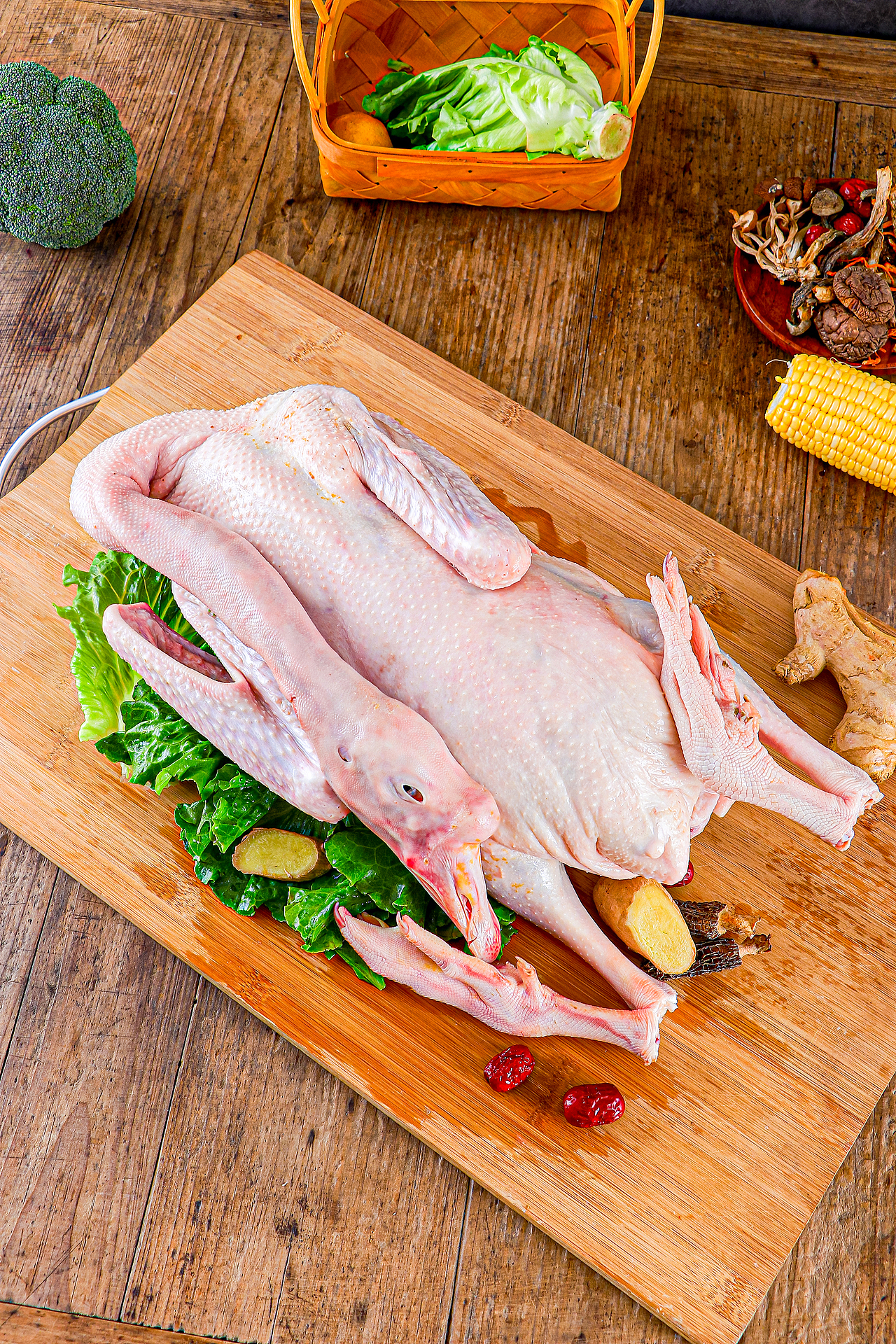 新鲜宰杀鹅新鲜鹅肉大白鹅家禽散养大鹅老鹅雁鹅