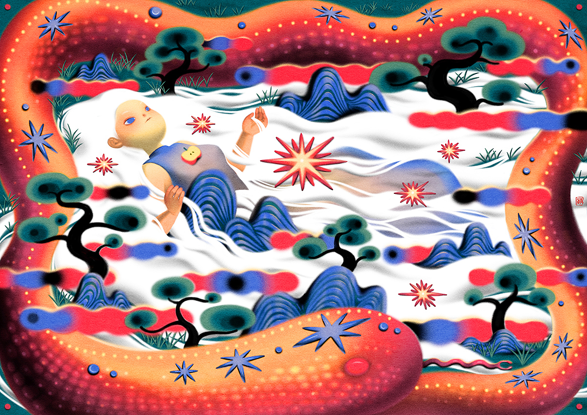 秘密（图ZMzMxNzQ3ODE2） - 艺术插画 - 站酷设计师敝箒原创素材 - 站酷ZCOOL