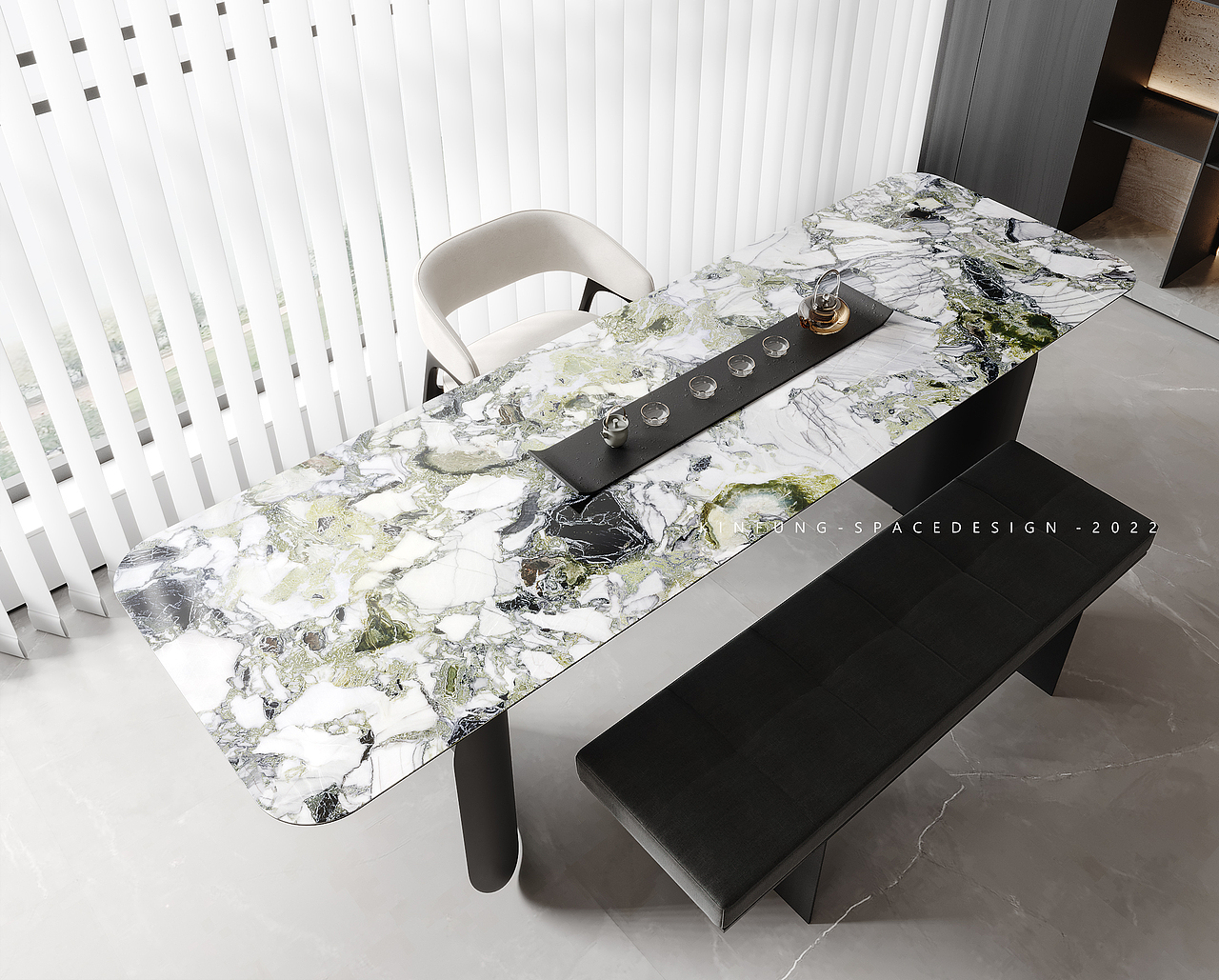 意式极简 | 208㎡ |（图ZMzI5NTI5NzYw） - 家装设计 - 站酷设计师KINFUNG很好看原创素材 - 站酷ZCOOL