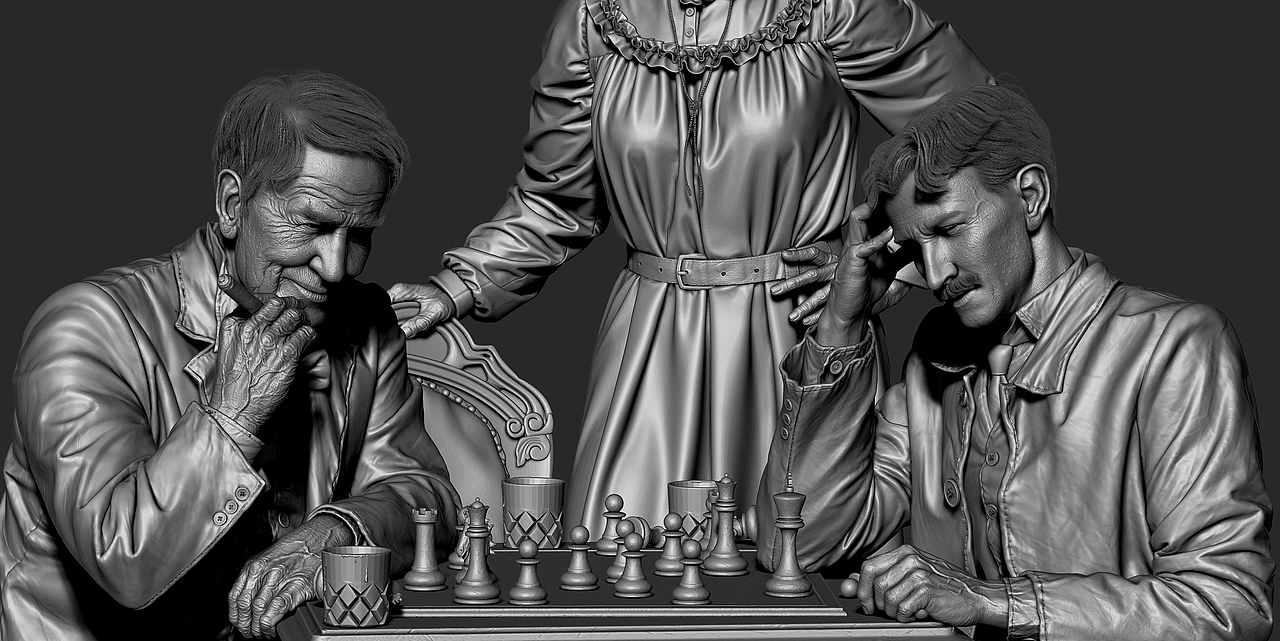 棋局（图ZMzEwNDAzNzcy） - 人物/生物 - 站酷设计师刁兆明原创素材 - 站酷ZCOOL