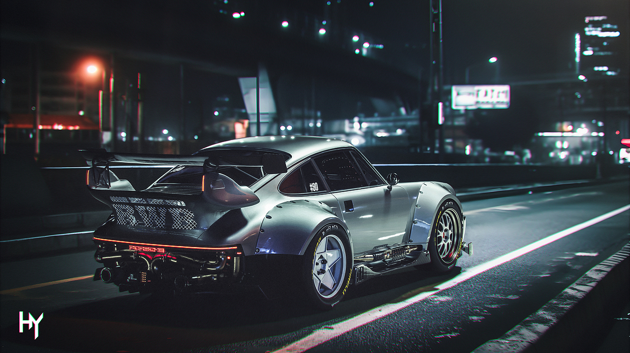Cyberpunk&Porsche（图ZMzM4ODE5Njcy） - 机械/交通 - 站酷设计师James_Q原创素材 - 站酷ZCOOL
