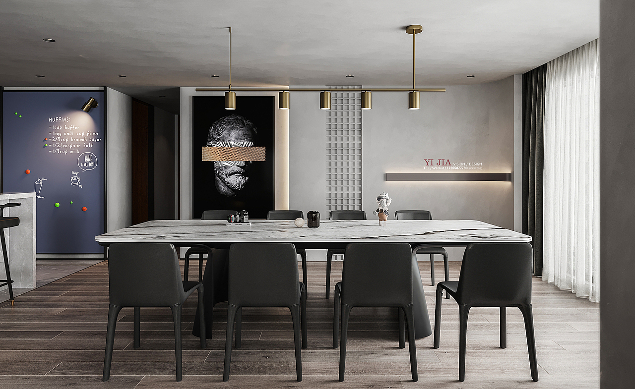 暗黑 I 艺嘉 VISION . DESIGN _ 视觉表现（图ZMzIyNzc2MTA4） - 家装设计 - 站酷设计师艺嘉空间视觉表现原创素材 - 站酷ZCOOL