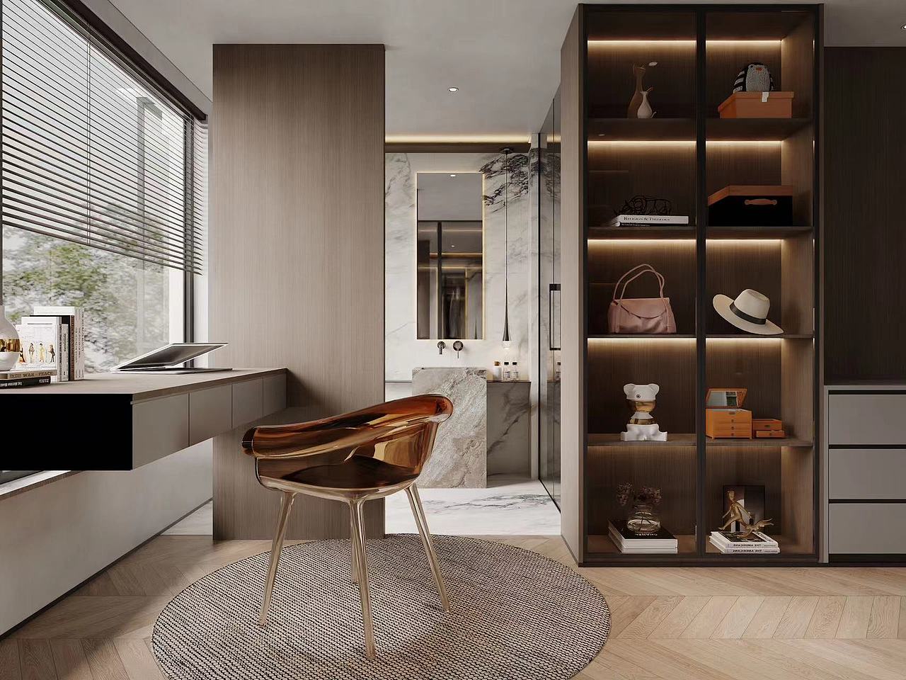 现代极简|奶油|克莱因蓝|重奢|法式奶油|侘寂（图ZMzE5MjA4NzA4） - 建筑/空间 - 站酷设计师一心只为做图人原创素材 - 站酷ZCOOL