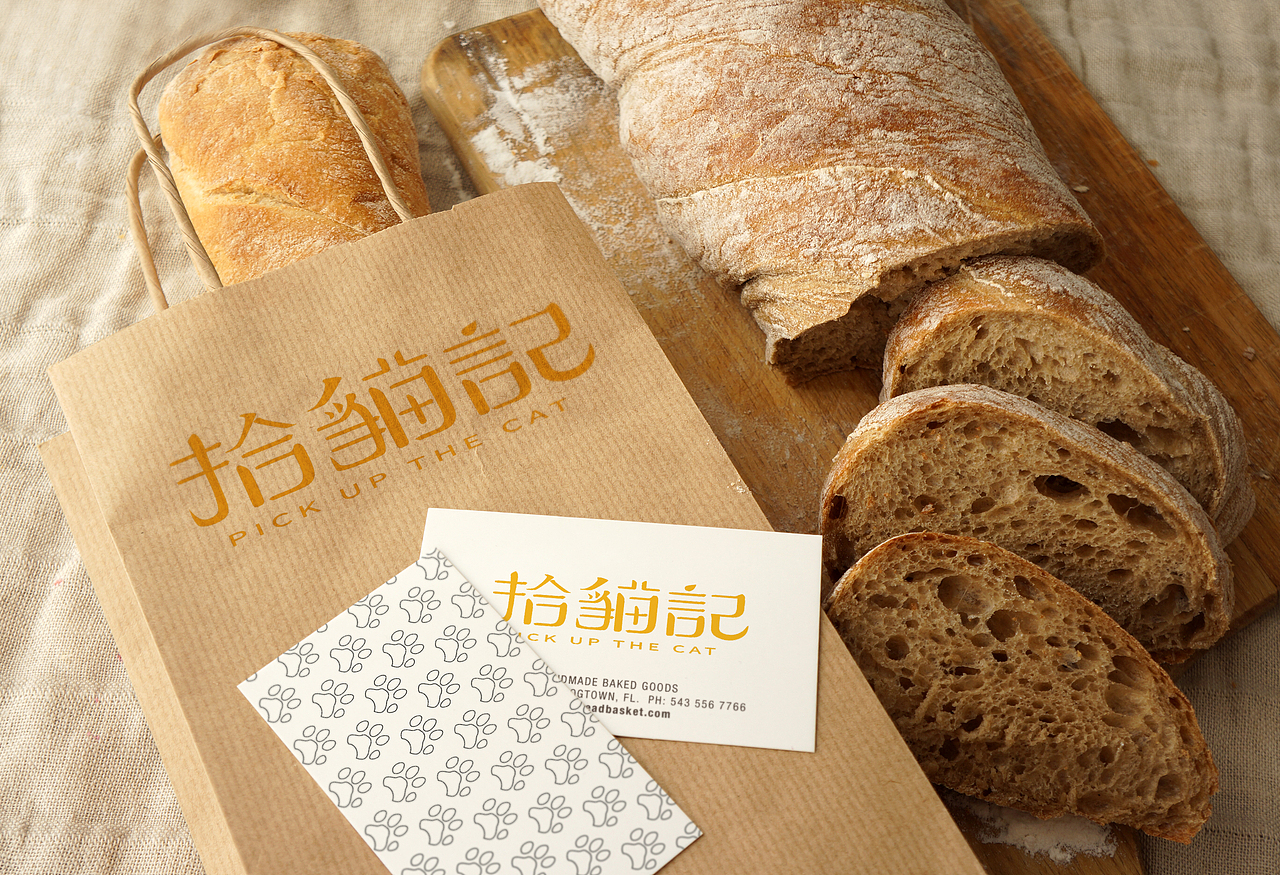 拾猫记品牌视觉识别手册及VI应用效果