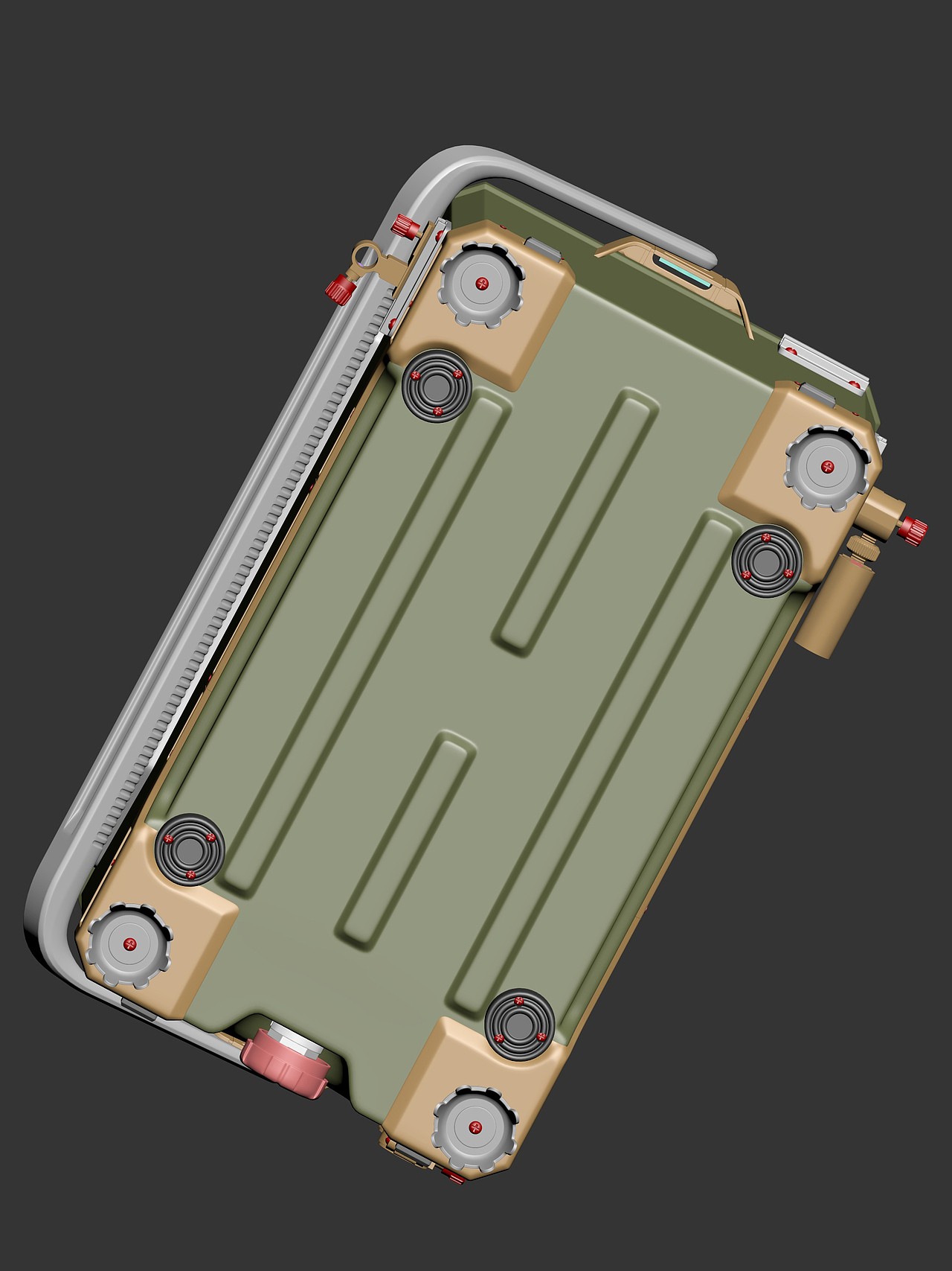 渔具工具箱3D建模