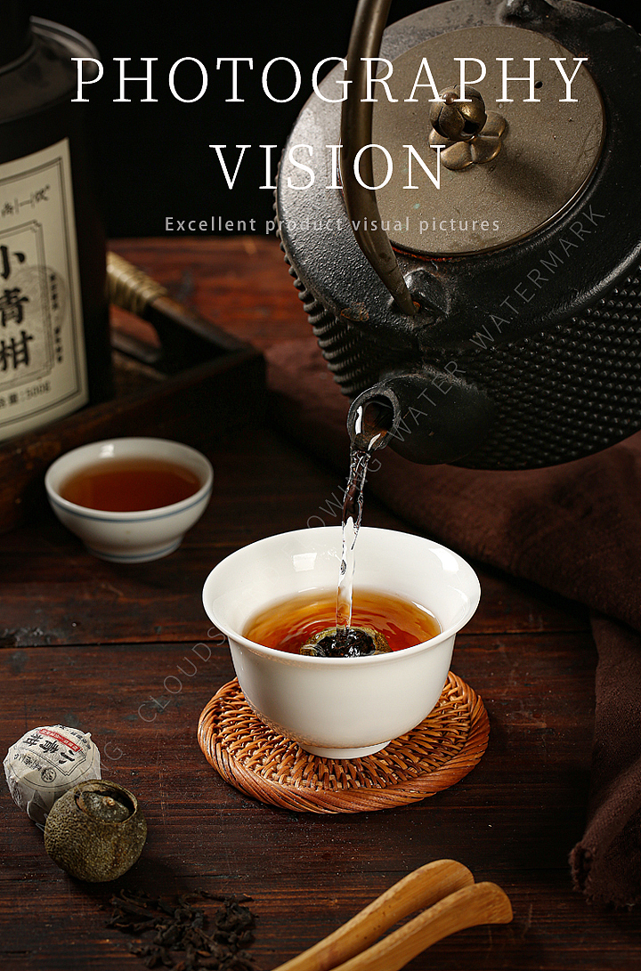 产品拍摄x茶叶拍摄：小青柑（附灯位）（图ZMzEzNjMwMzg4） - 产品摄影 - 站酷设计师七号密码原创素材 - 站酷ZCOOL