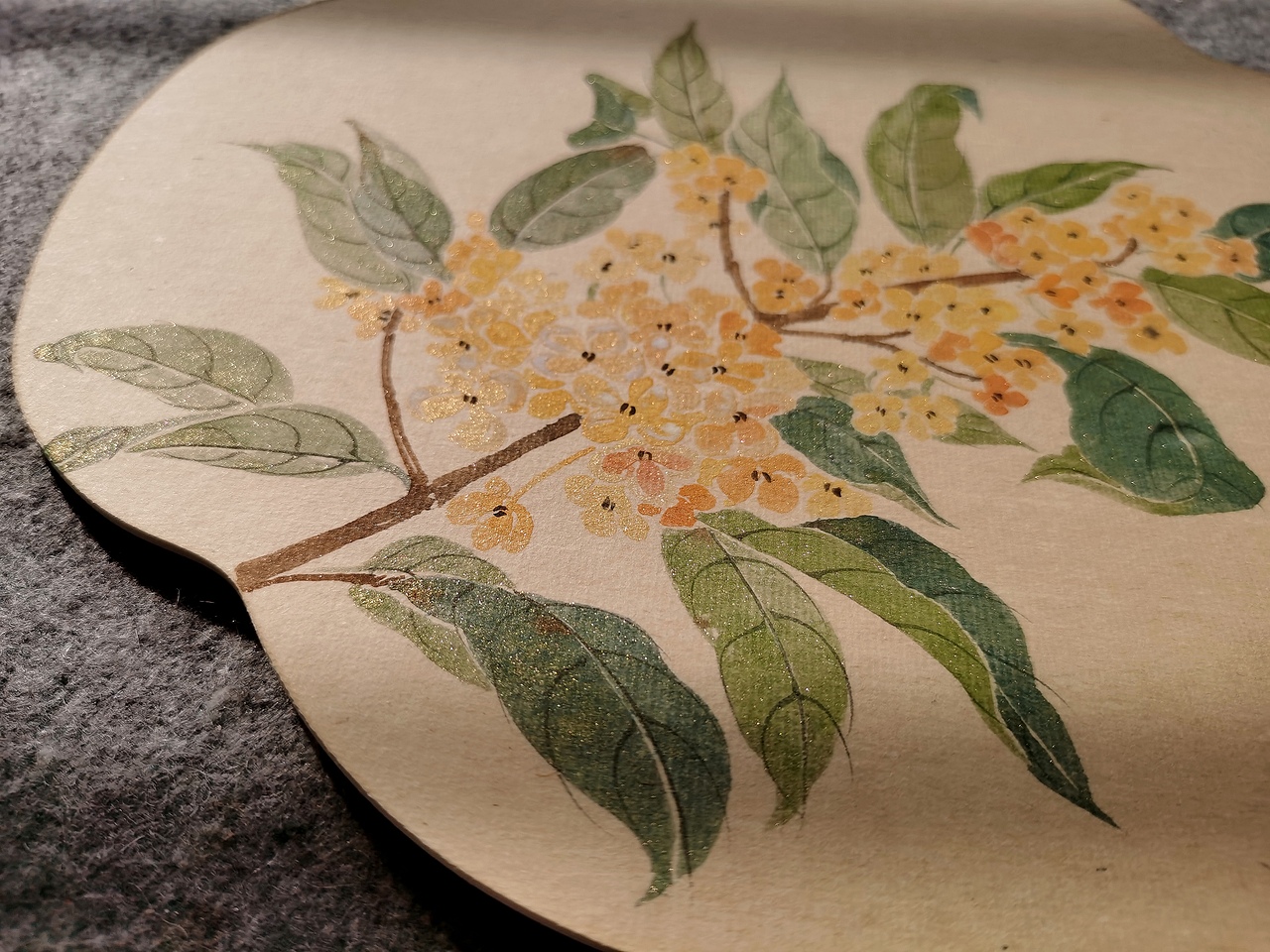 手绘团扇第一弹