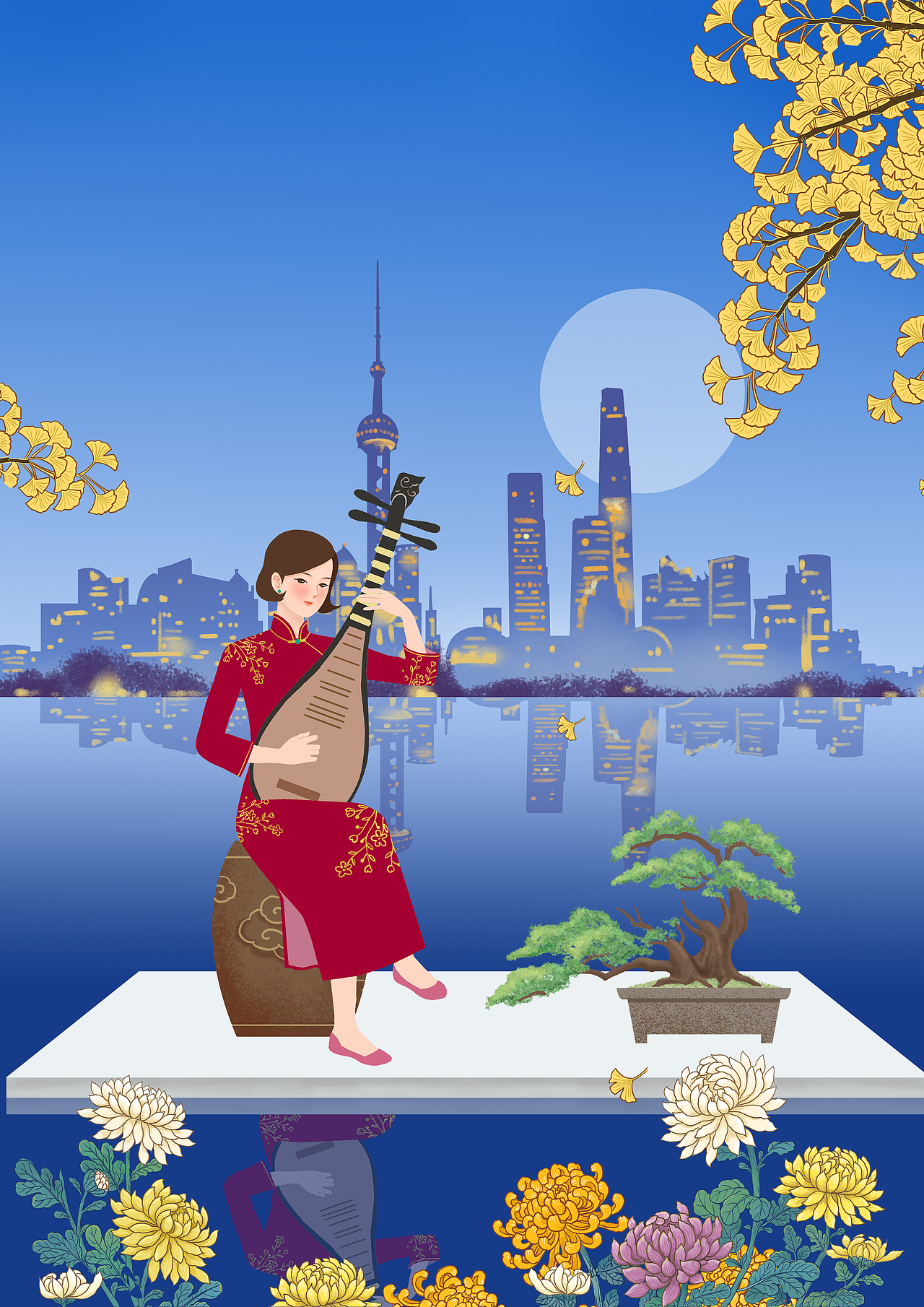 一些国风图（图ZMzE1ODc1NzYw） - 商业插画 - 站酷设计师画图机器1号原创素材 - 站酷ZCOOL