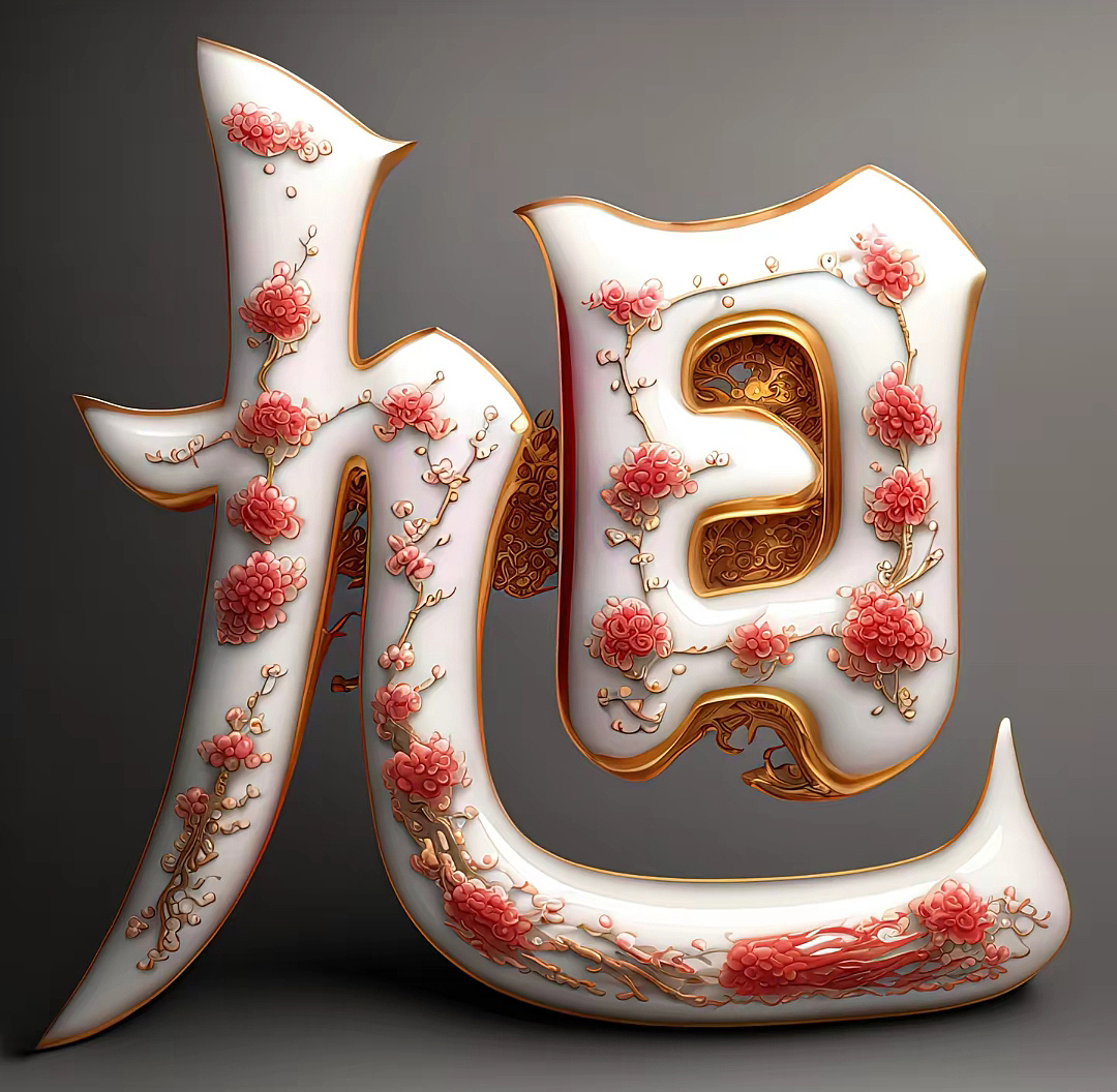 姓氏艺术字“我用2年时间”设计了全国姓氏logo头像