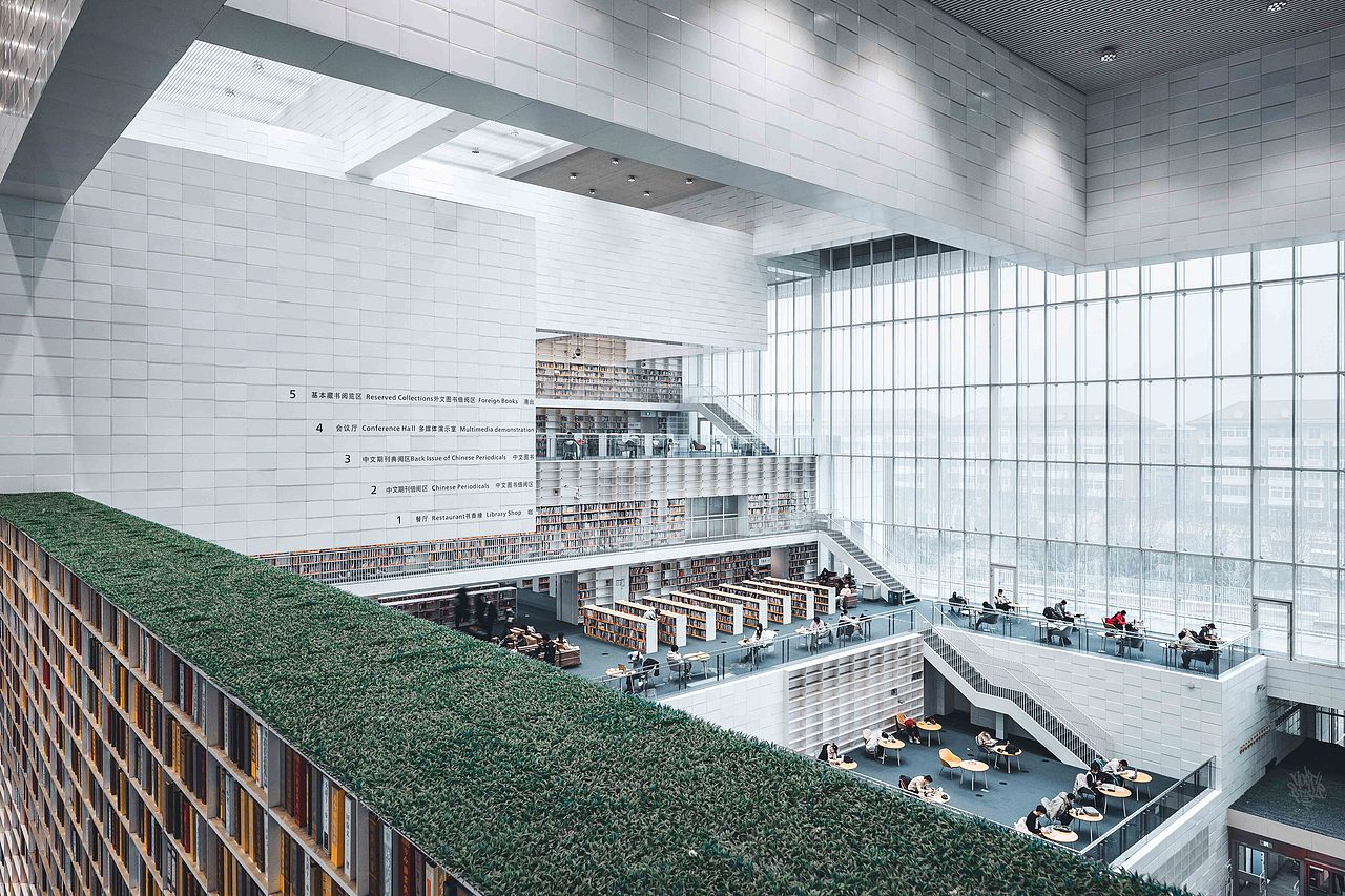 天津图书馆/Tianjin Library（图ZMzI4MjMwOTAw） - 人文/纪实摄影 - 站酷设计师北武原创素材 - 站酷ZCOOL