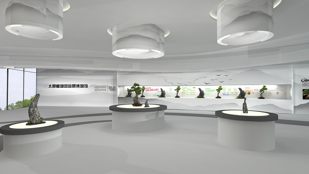 太原植物园-盆景馆（图ZMzA1MDEwMDUy） - 展陈设计 - 站酷设计师以太文化设计原创素材 - 站酷ZCOOL