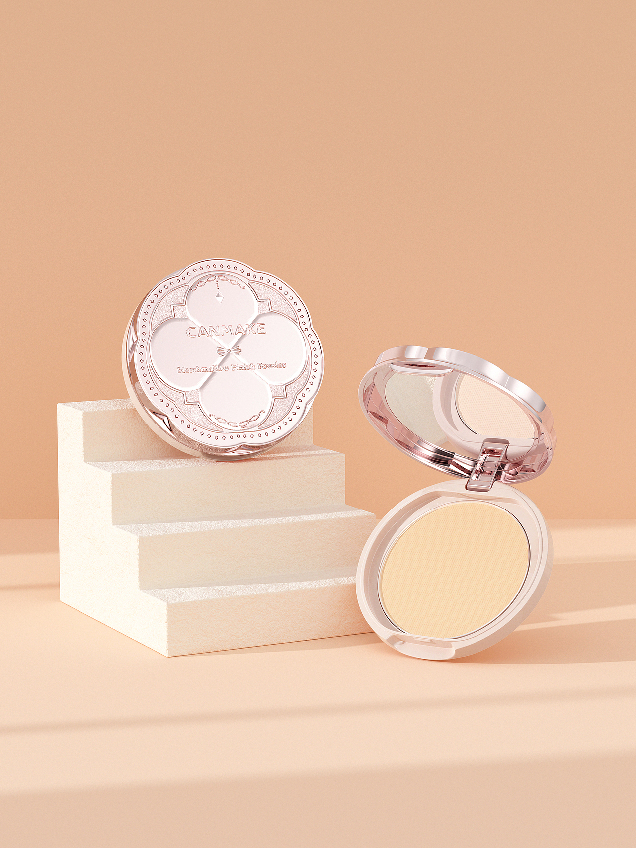 C4D产品场景渲染||粉饼（图ZMzY1MjEzODE2） - 场景 - 站酷设计师Dandy呀原创素材 - 站酷ZCOOL