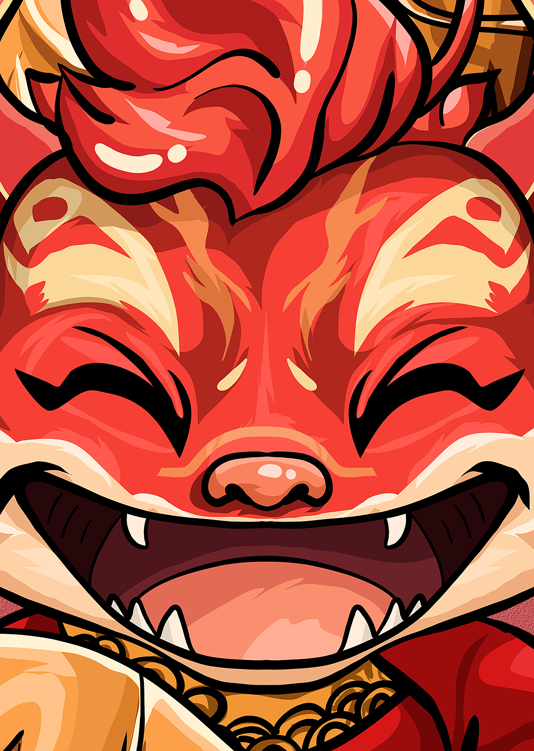 龙年国潮插画 第四弹 年年有余