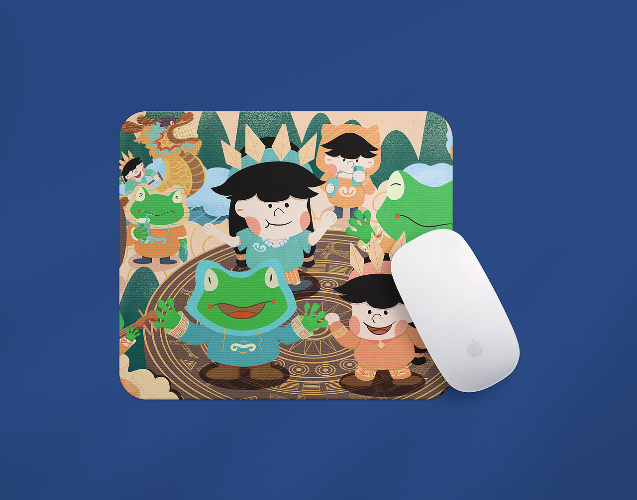 广西铜鼓IP形象设计和插画制作（图ZMzE4OTUzNTI0） - IP形象 - 站酷设计师门口家的大橘原创素材 - 站酷ZCOOL