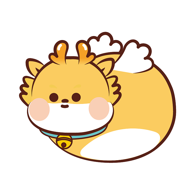 龙卡通图片 小飞龙龙年插画（图ZMzQ4MDI3MTc2） - 商业插画 - 站酷设计师阿茹生肖IP原创素材 - 站酷ZCOOL